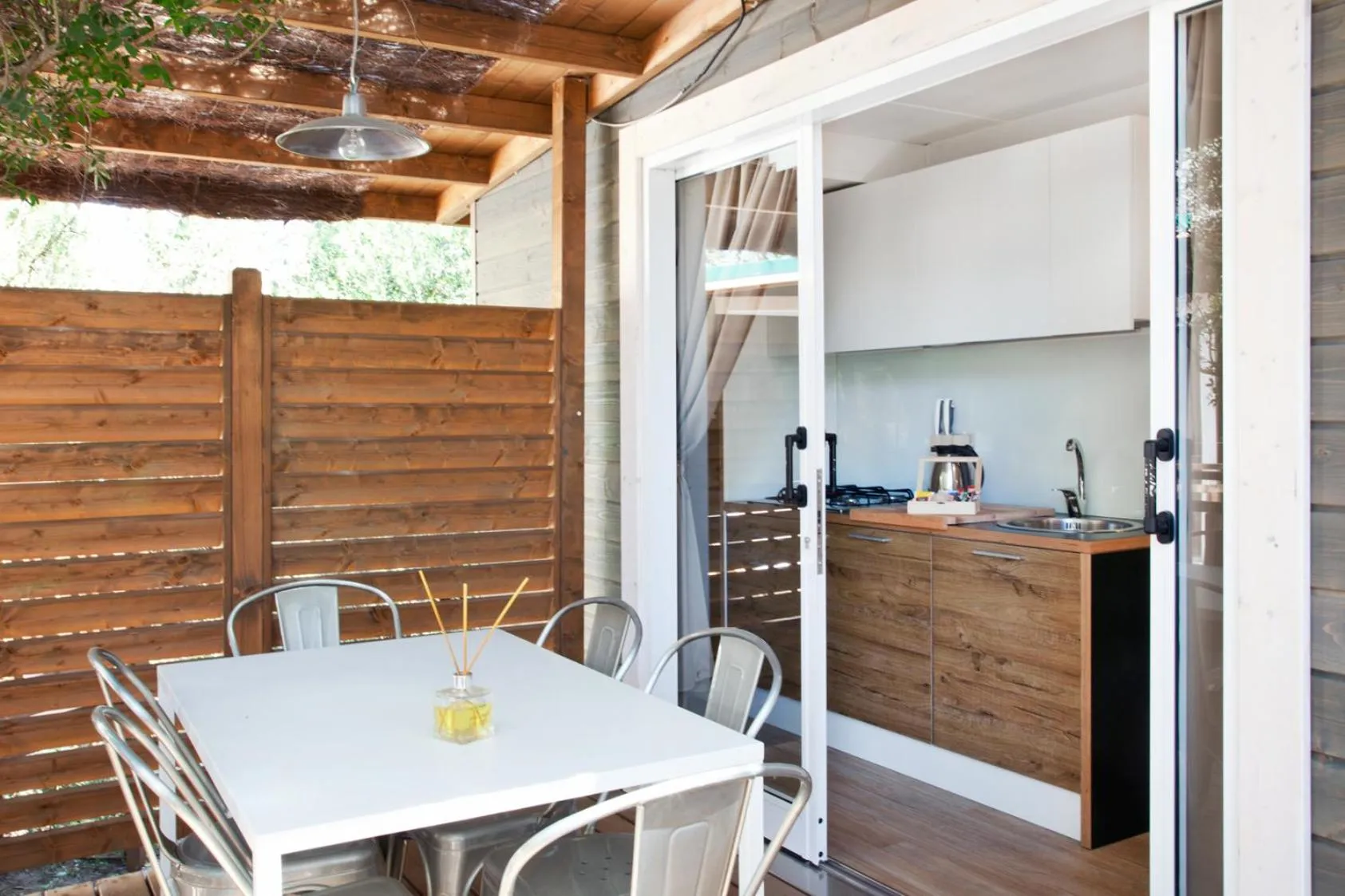 Balcony/Terrace in Camping Maremma Sans Souci