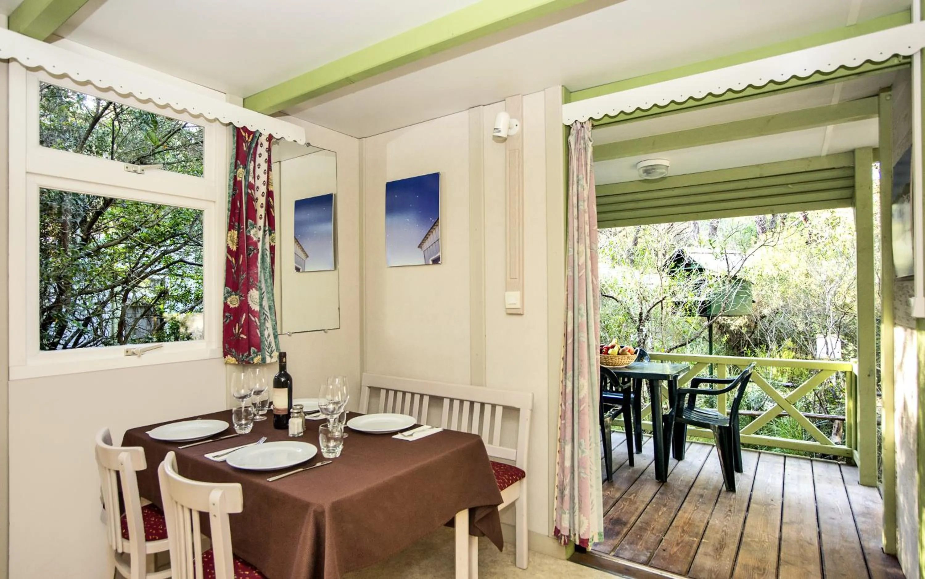 Dining area in Camping Maremma Sans Souci
