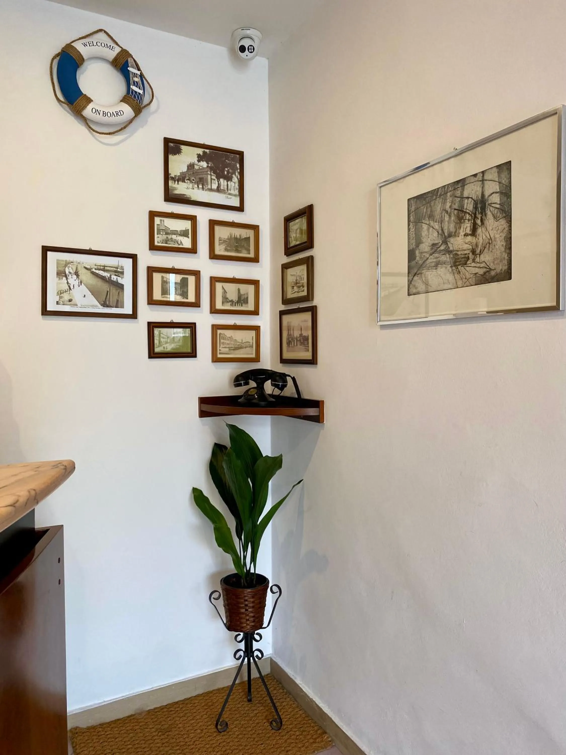 Decorative detail in Hotel Amelia