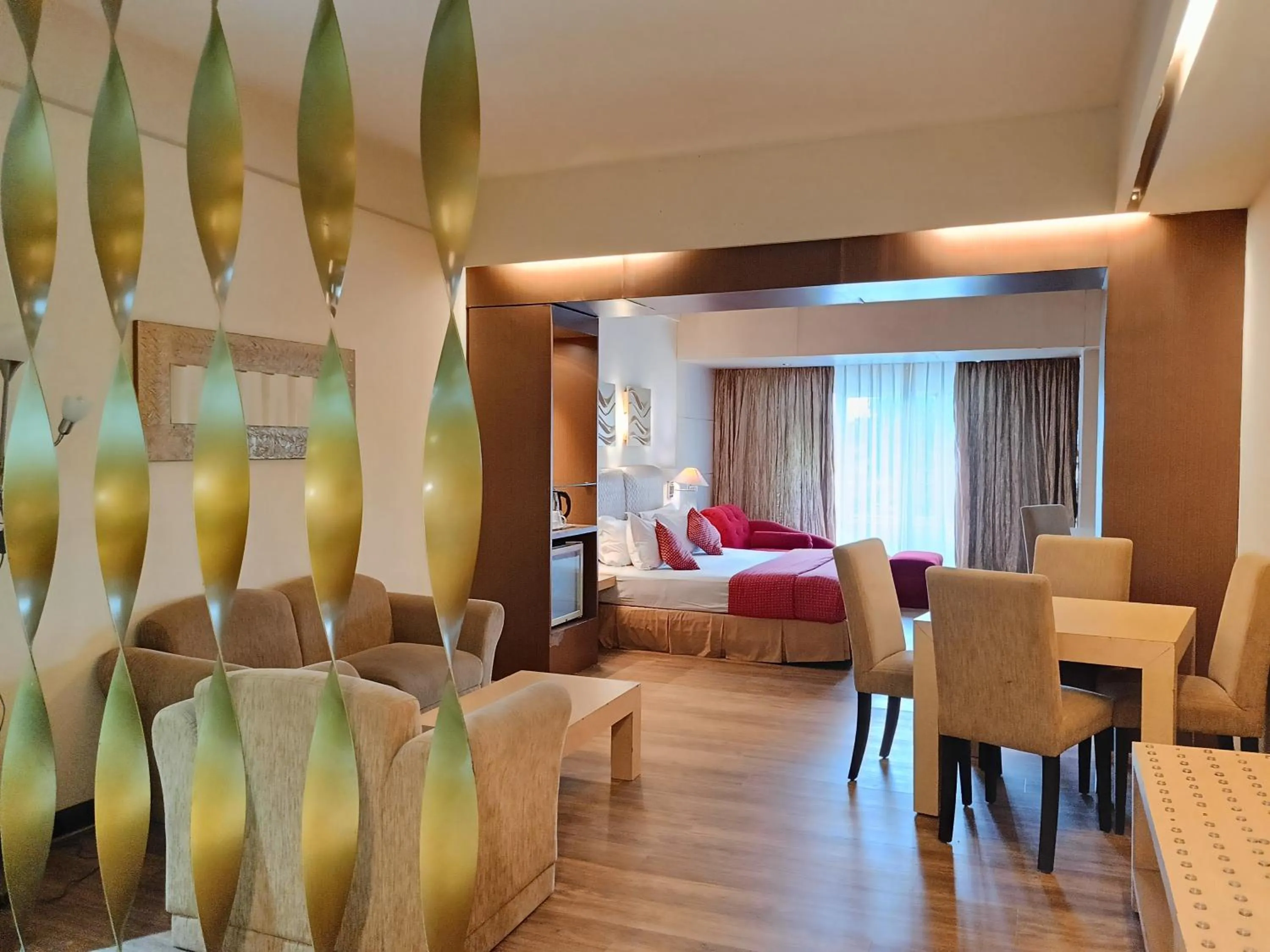 View (from property/room), Bed in Lux Tychi Hotel