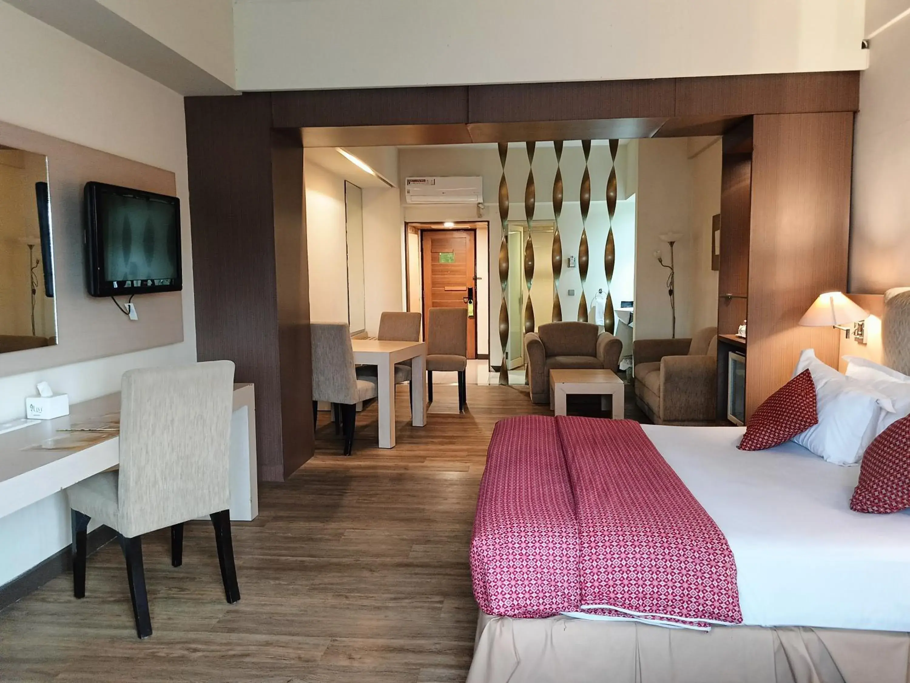 View (from property/room), Bed in Lux Tychi Hotel View (from property/room), Bed in Lux Tychi Hotel