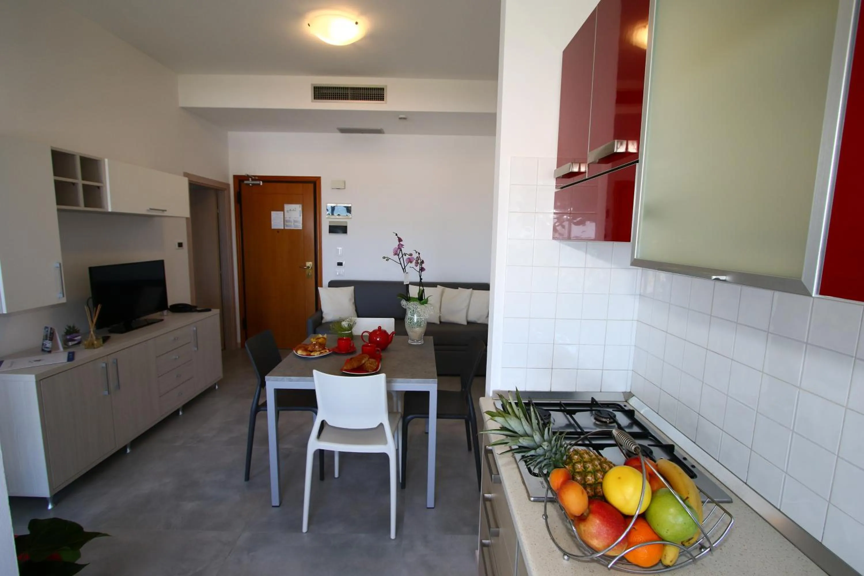 Kitchen or kitchenette in Residence Hotel Angeli