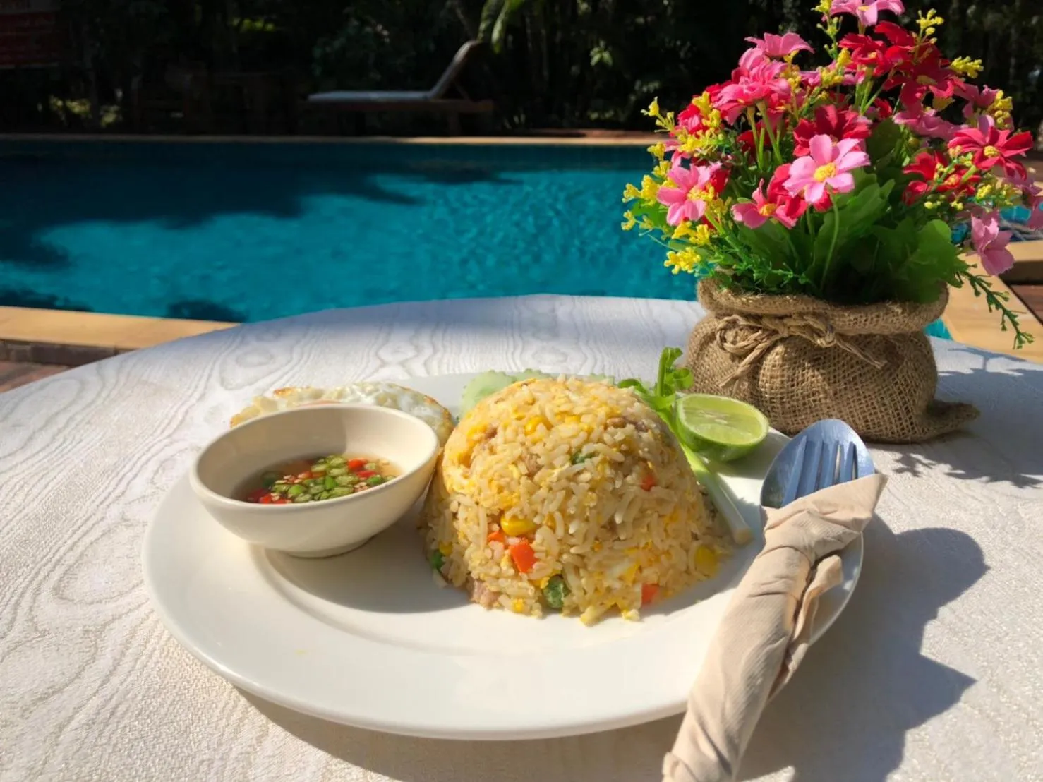 Breakfast in Ruen Ariya Resort