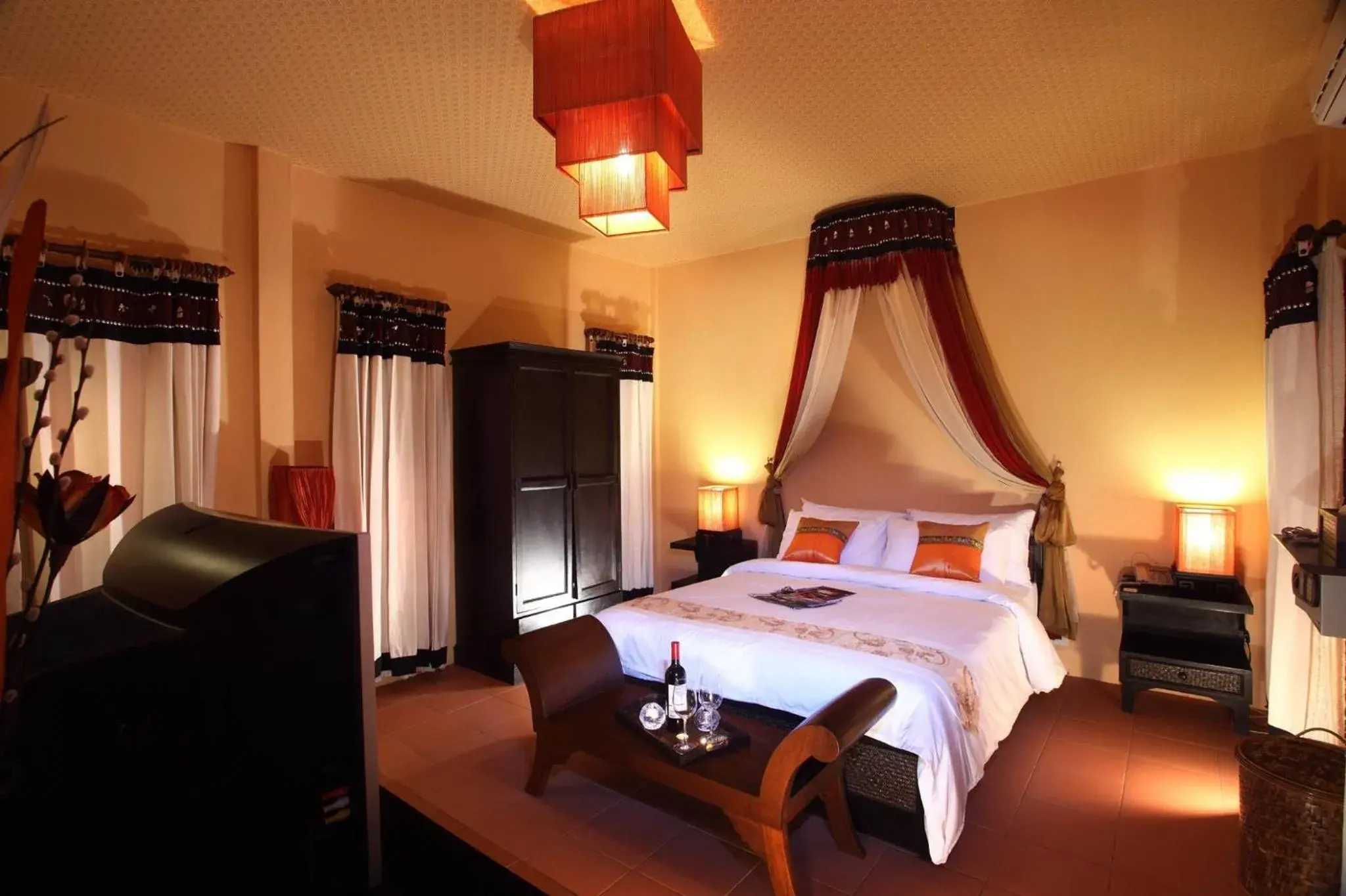 Bedroom in Ruen Ariya Resort Bedroom in Ruen Ariya Resort
