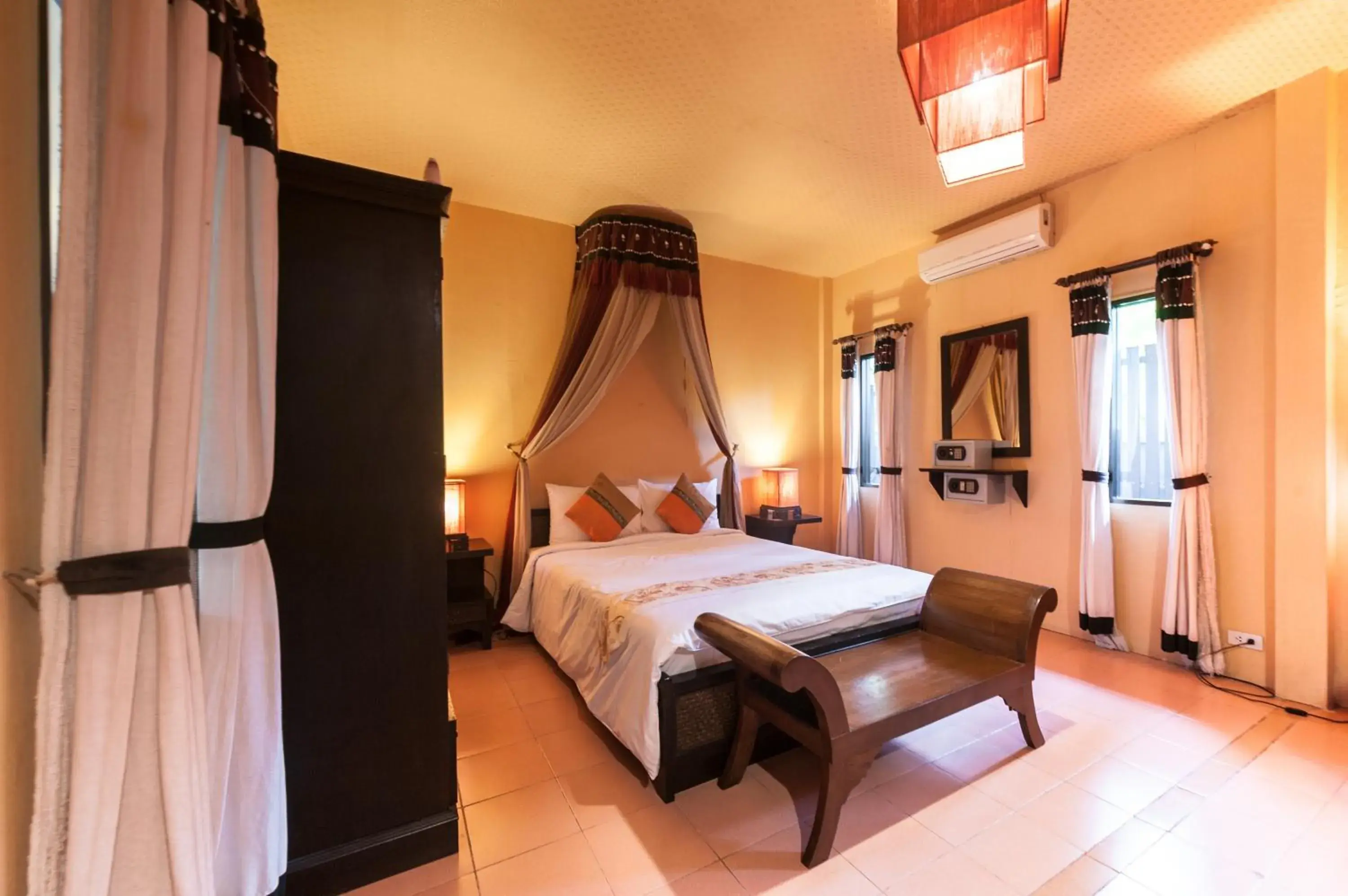 Bedroom in Ruen Ariya Resort Bedroom in Ruen Ariya Resort