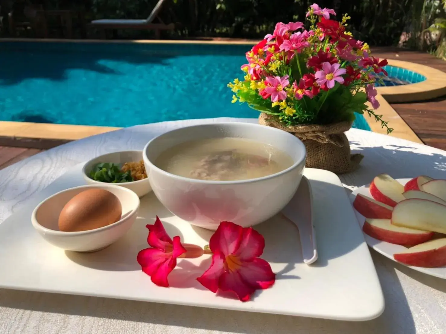 Breakfast in Ruen Ariya Resort Breakfast in Ruen Ariya Resort