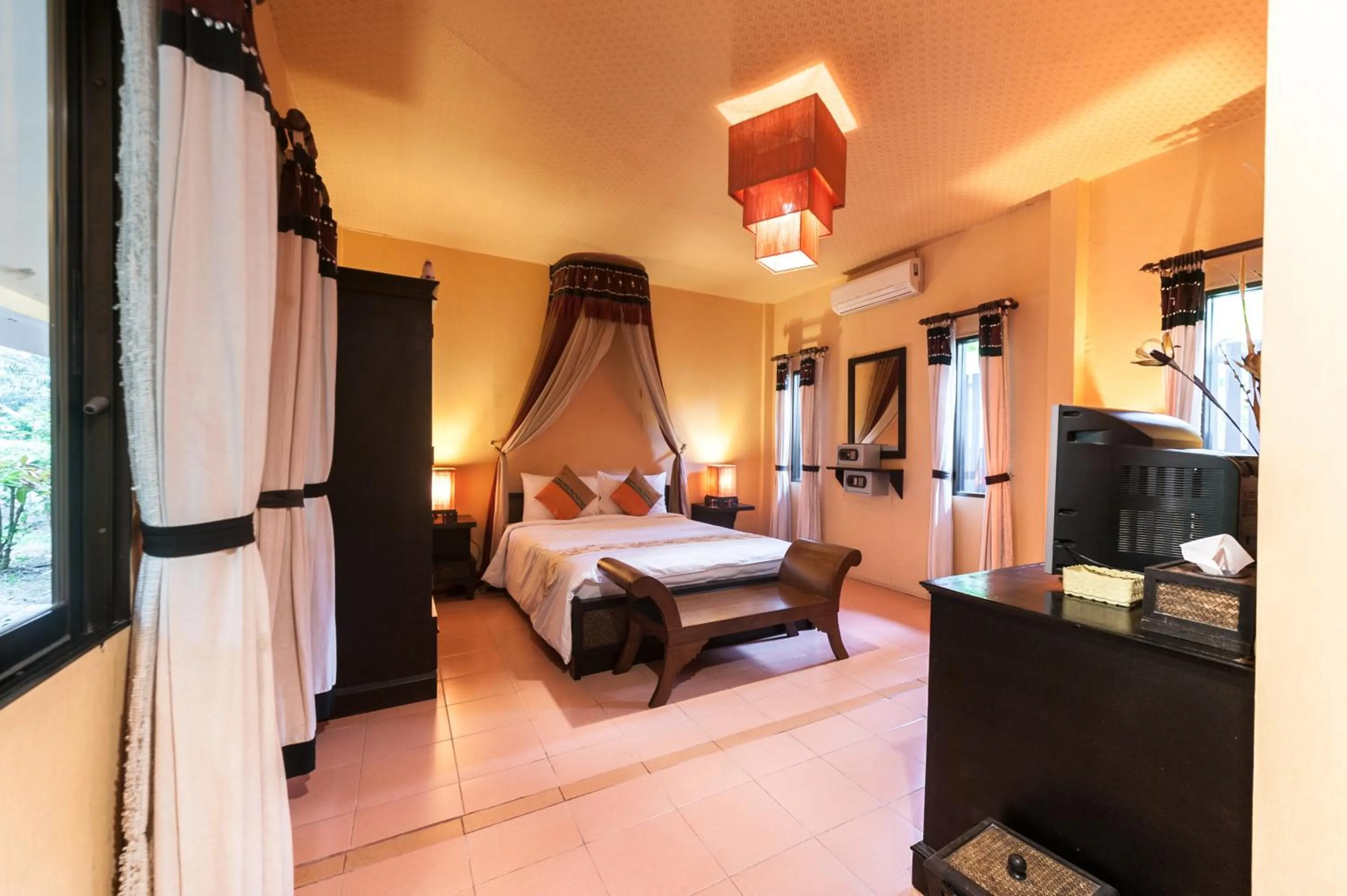 Bedroom in Ruen Ariya Resort