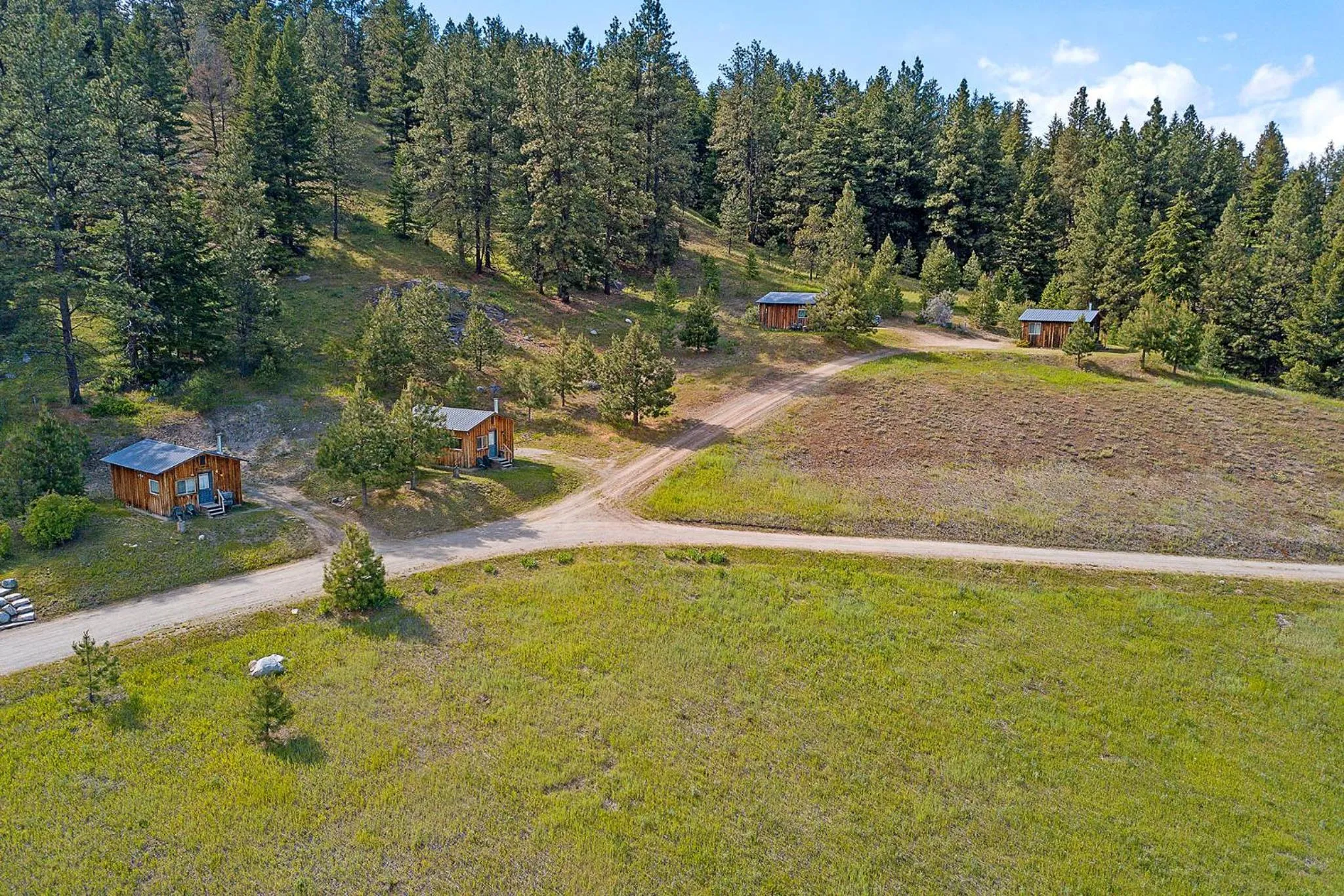 Bird's eye view in Frontier Cabin