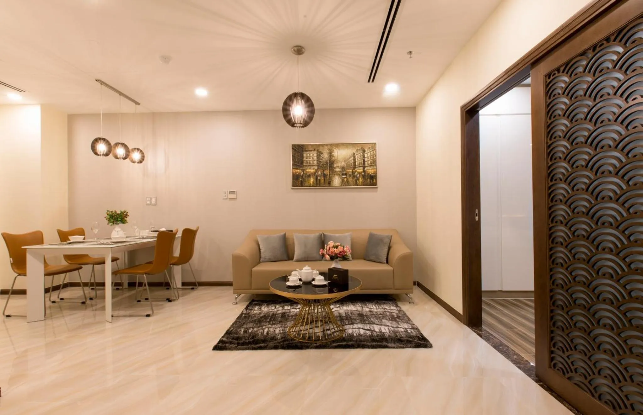 Seating area in NTA Hotel - Serviced Apartments