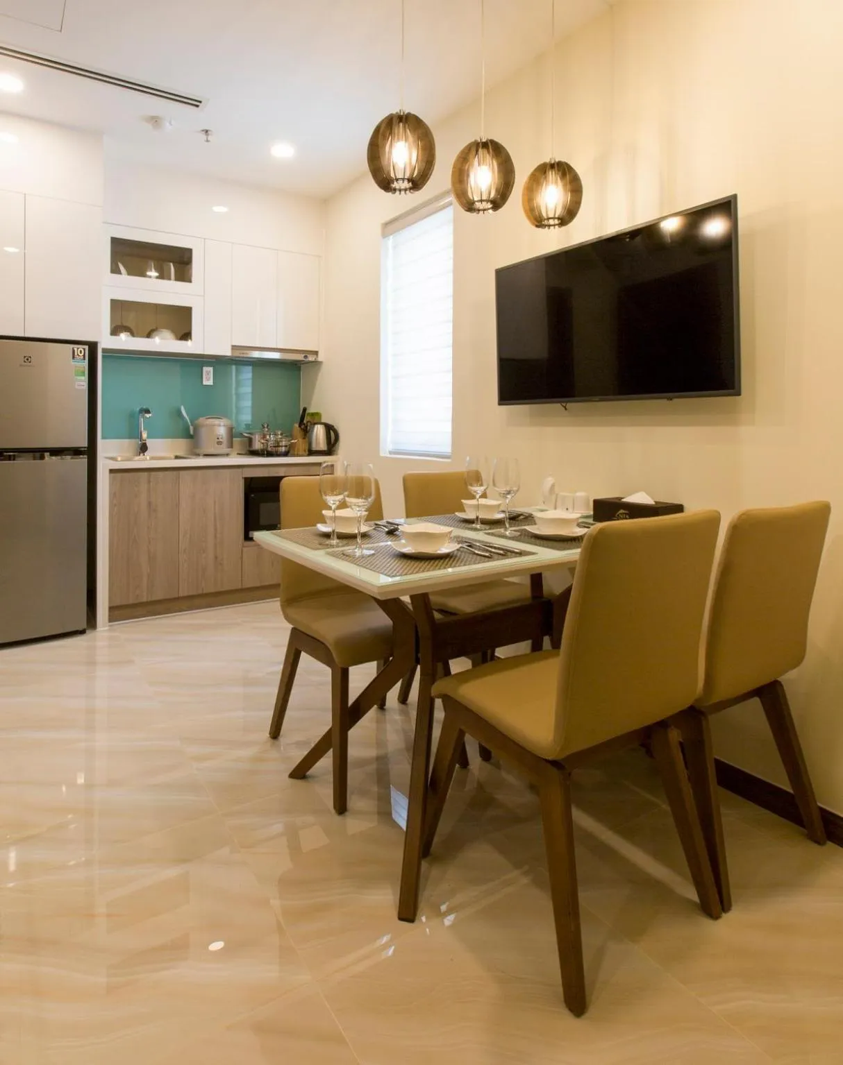 Dining area in NTA Hotel - Serviced Apartments