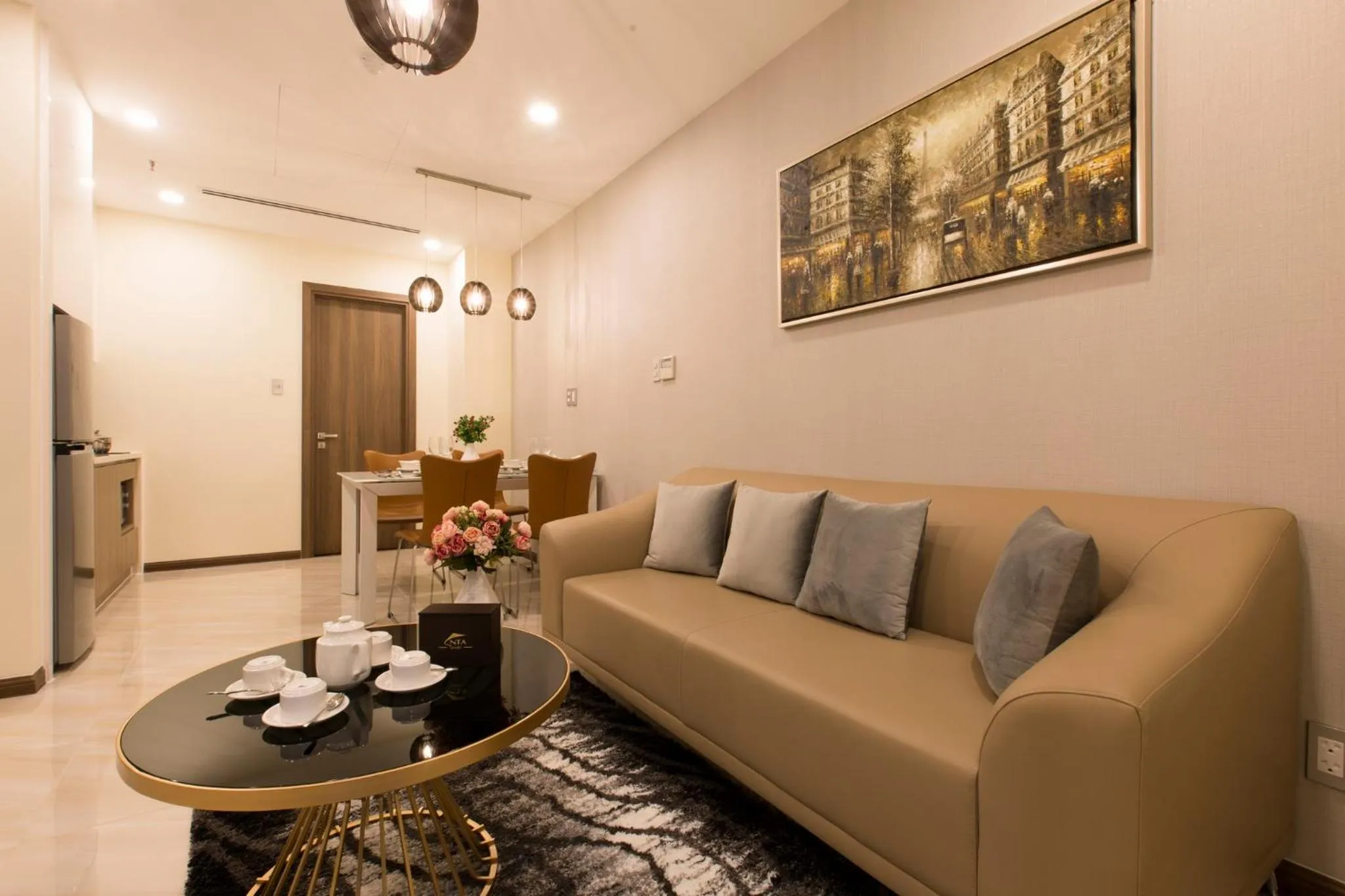 Seating area in NTA Hotel - Serviced Apartments