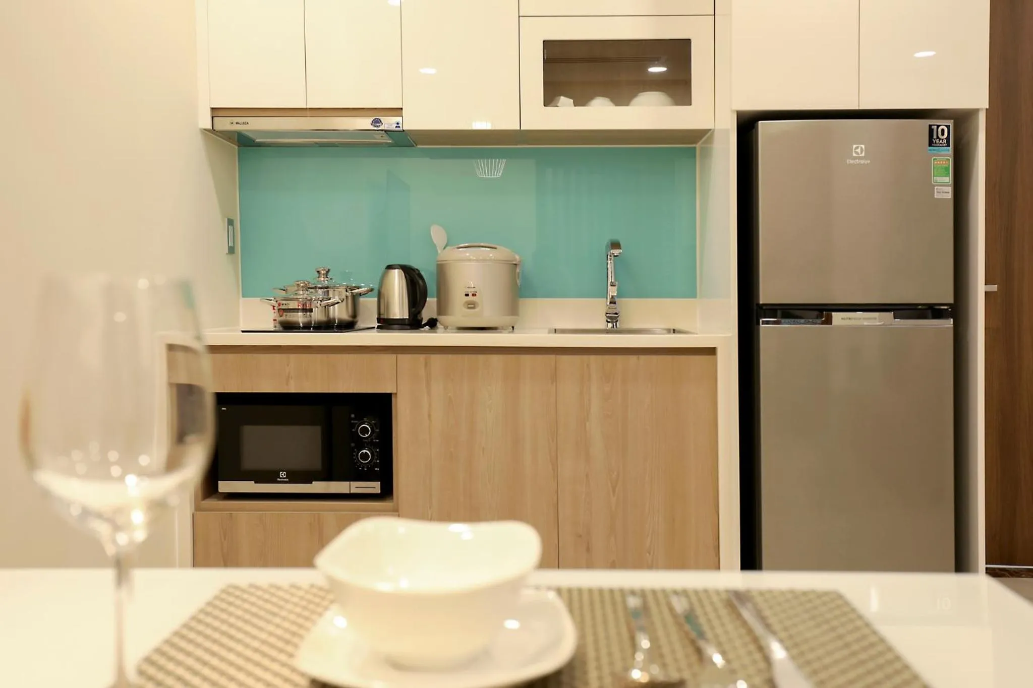 Kitchen or kitchenette in NTA Hotel - Serviced Apartments
