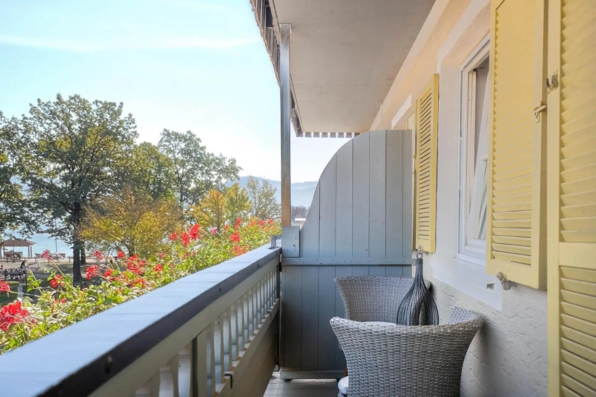 View (from property/room) in Hotel Schlossblick Chiemsee