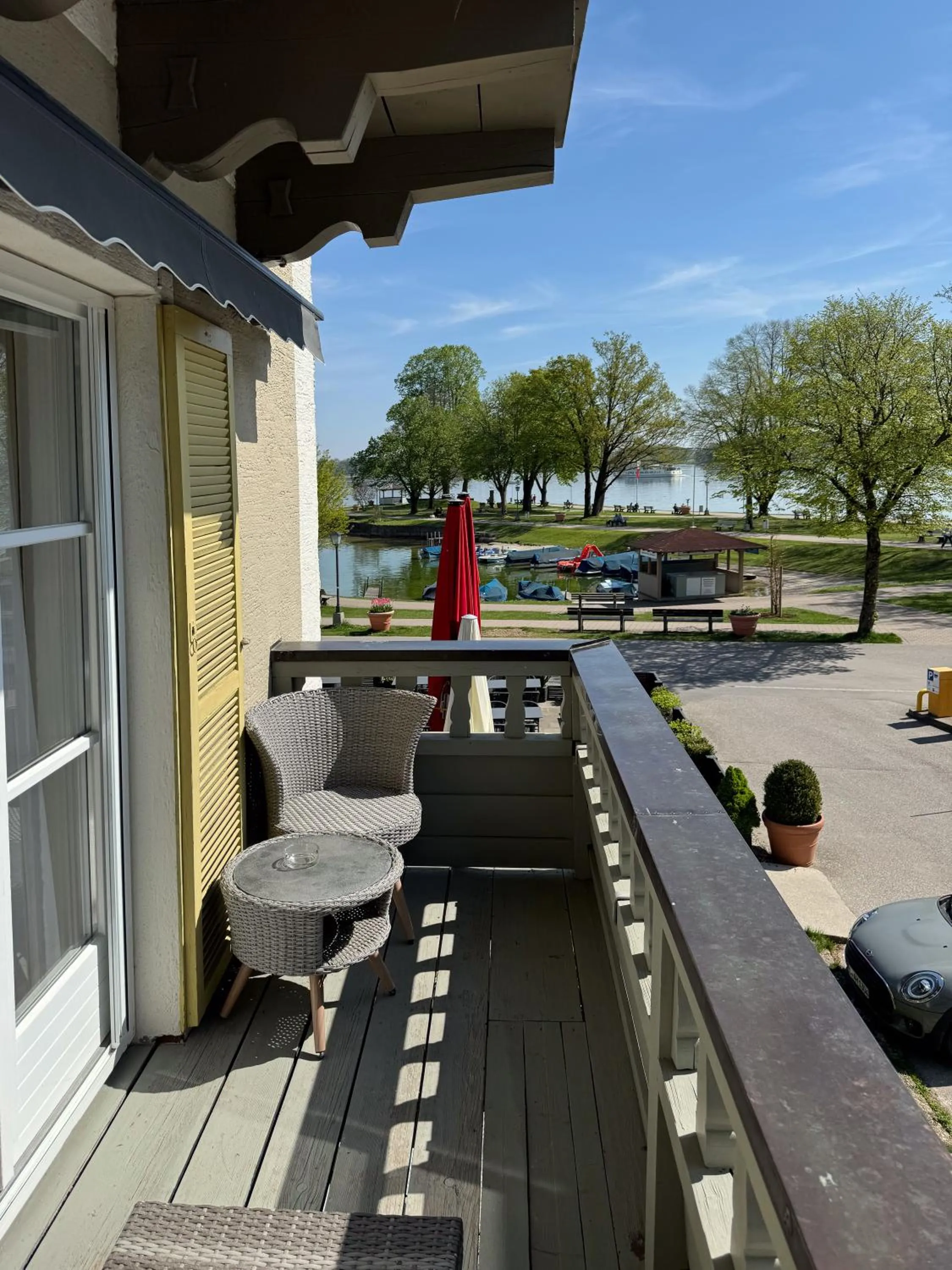 Balcony/Terrace in Hotel Schlossblick Chiemsee