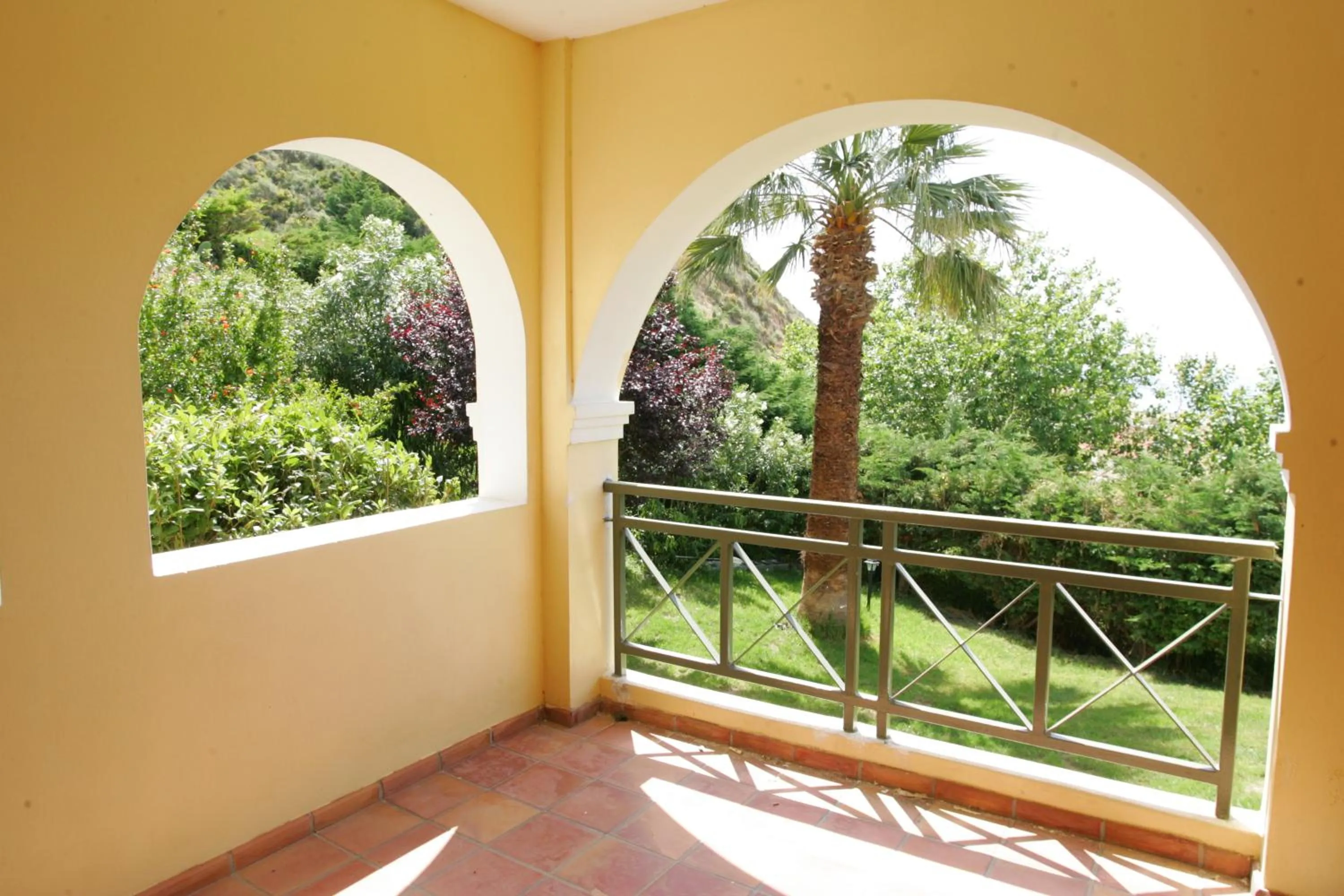 Balcony/Terrace in Mounda Beach Hotel