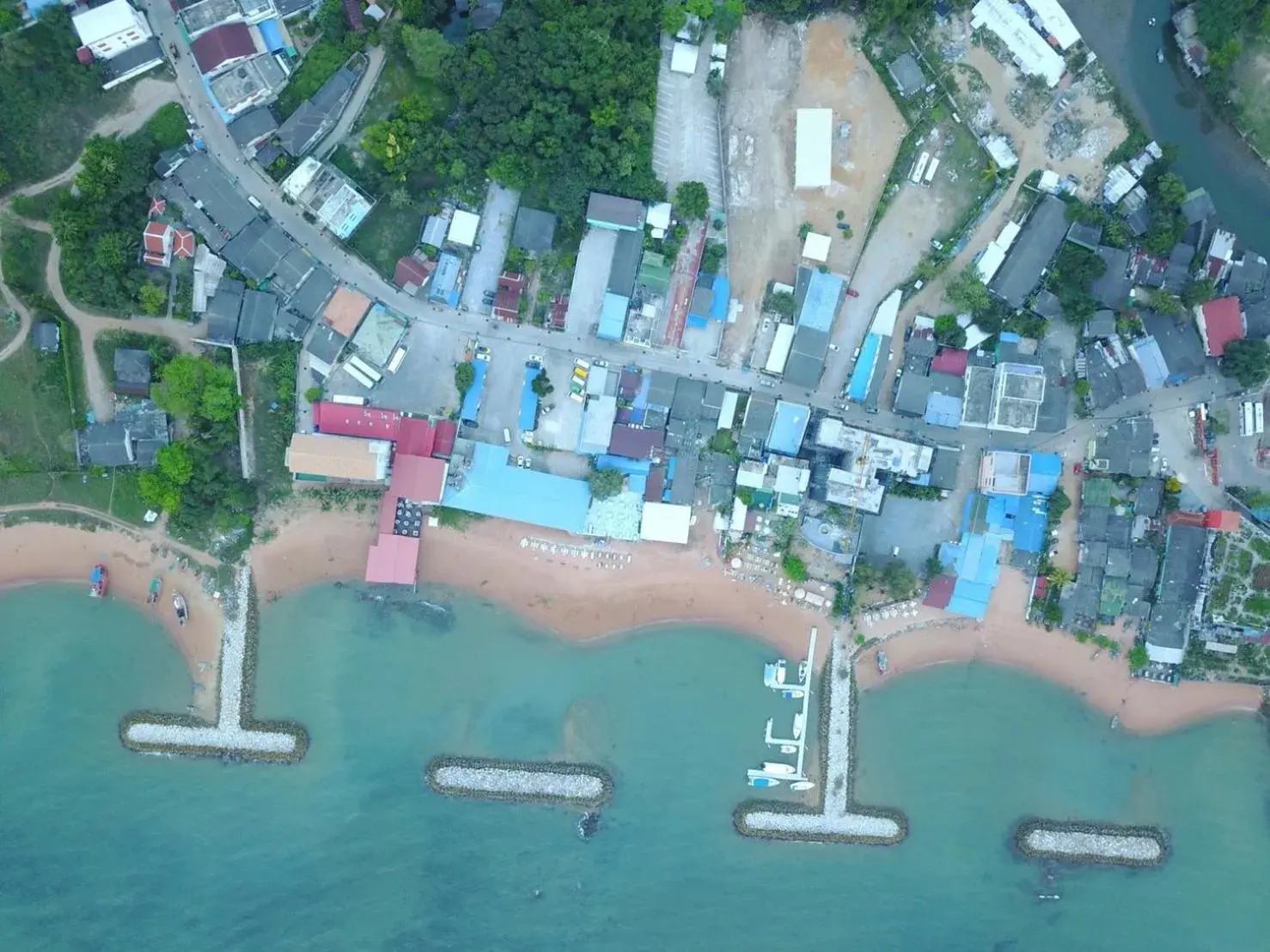 Beach, Bird's-eye View in Worita Cove Hotel