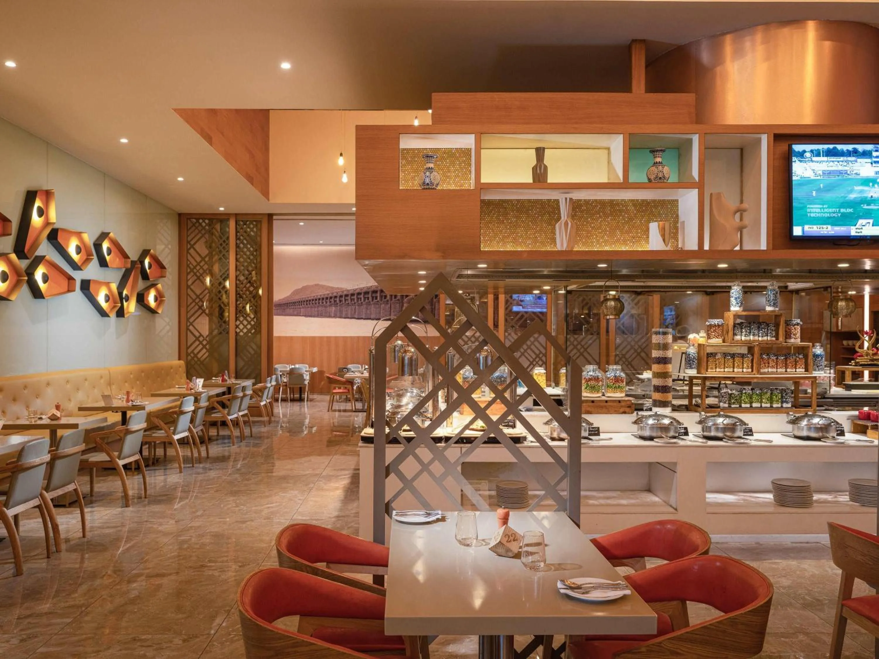 Restaurant/places to eat in Novotel Vijayawada Varun