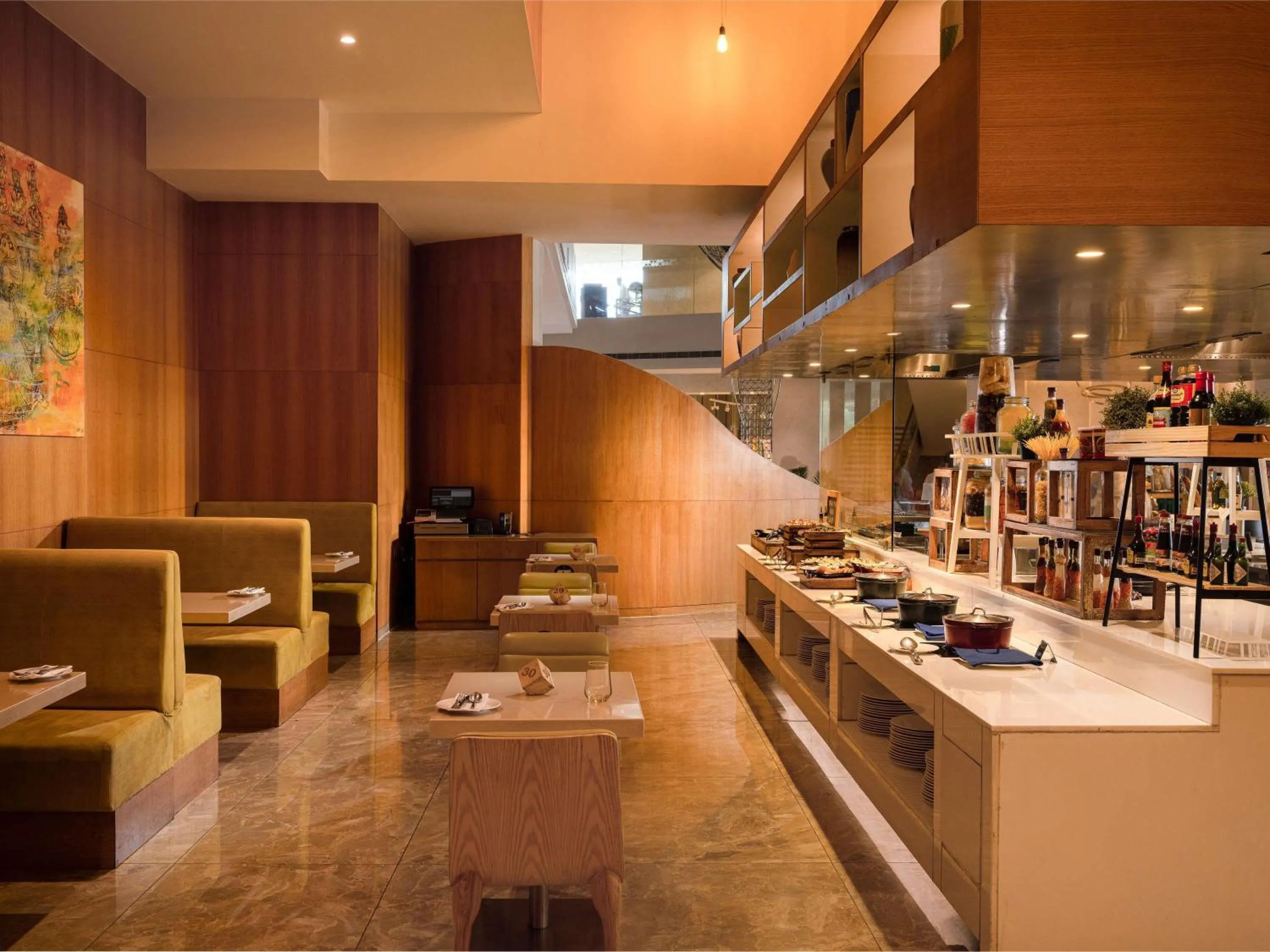 Breakfast in Novotel Vijayawada Varun