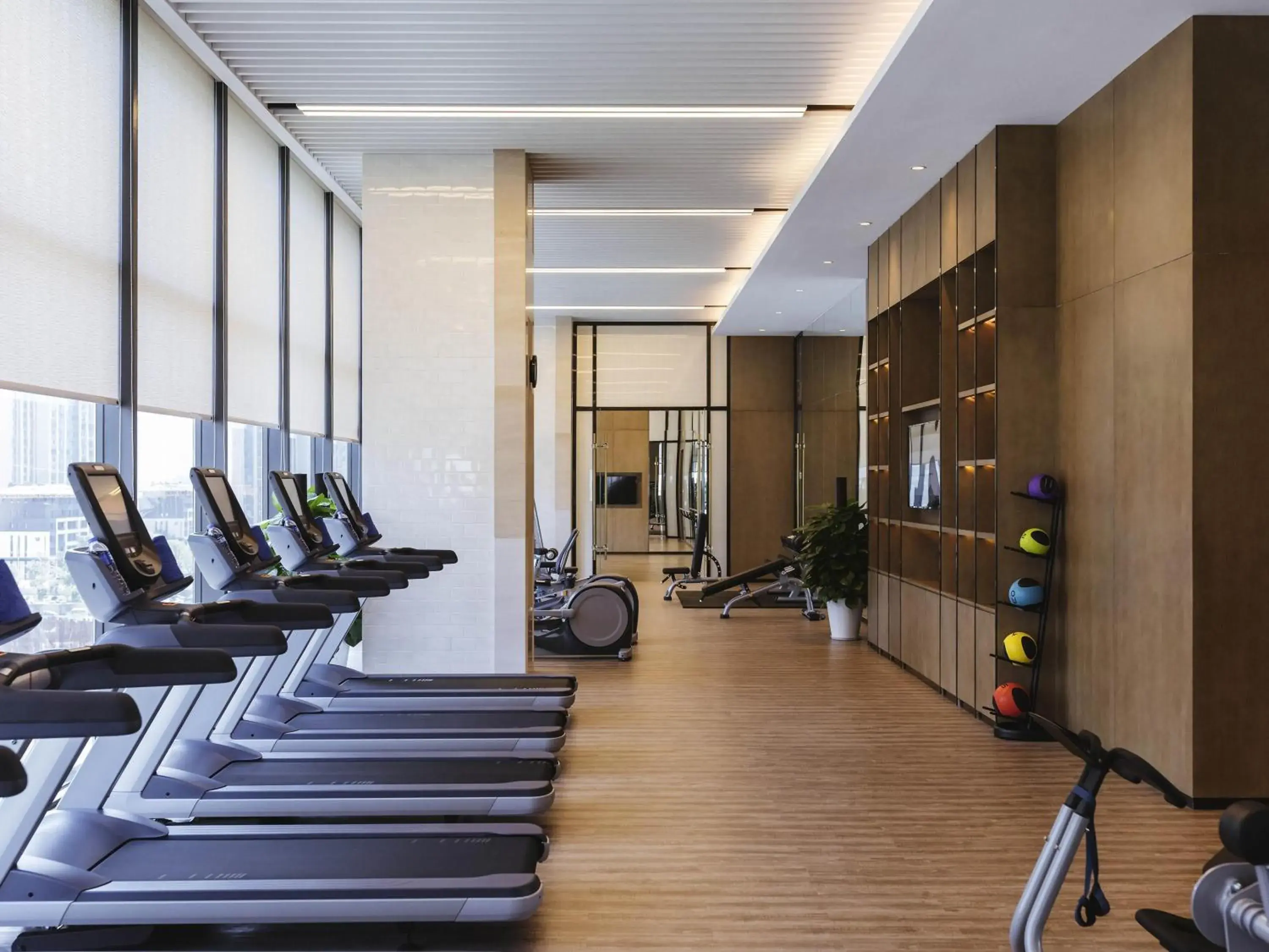 Fitness centre/facilities in Pullman Fuzhou Tahoe Fitness centre/facilities in Pullman Fuzhou Tahoe