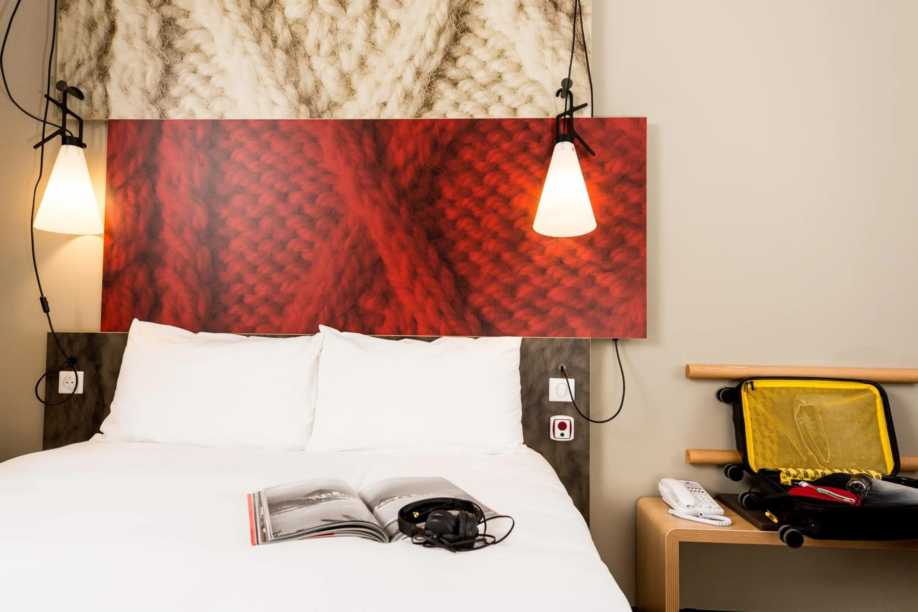 Bedroom, Bed in ibis Vilnius Centre