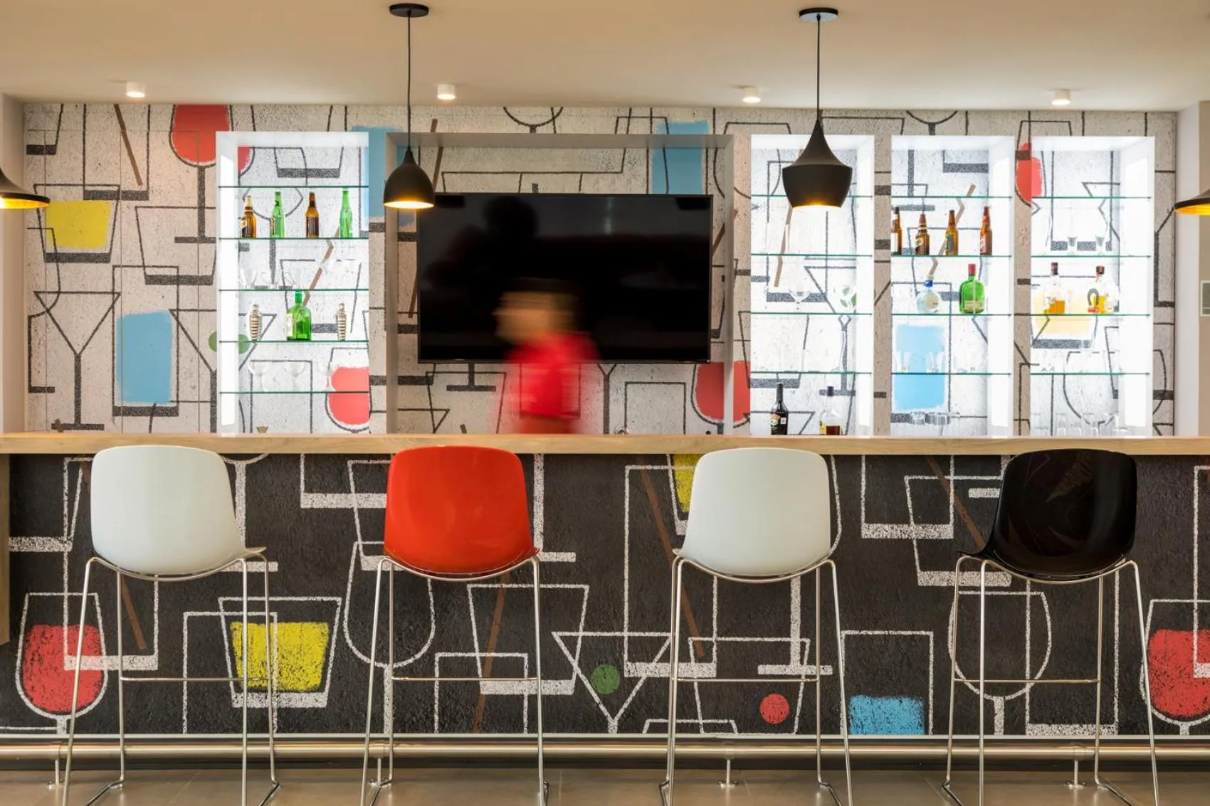 Lounge or bar in Ibis Mexico Tlalnepantla