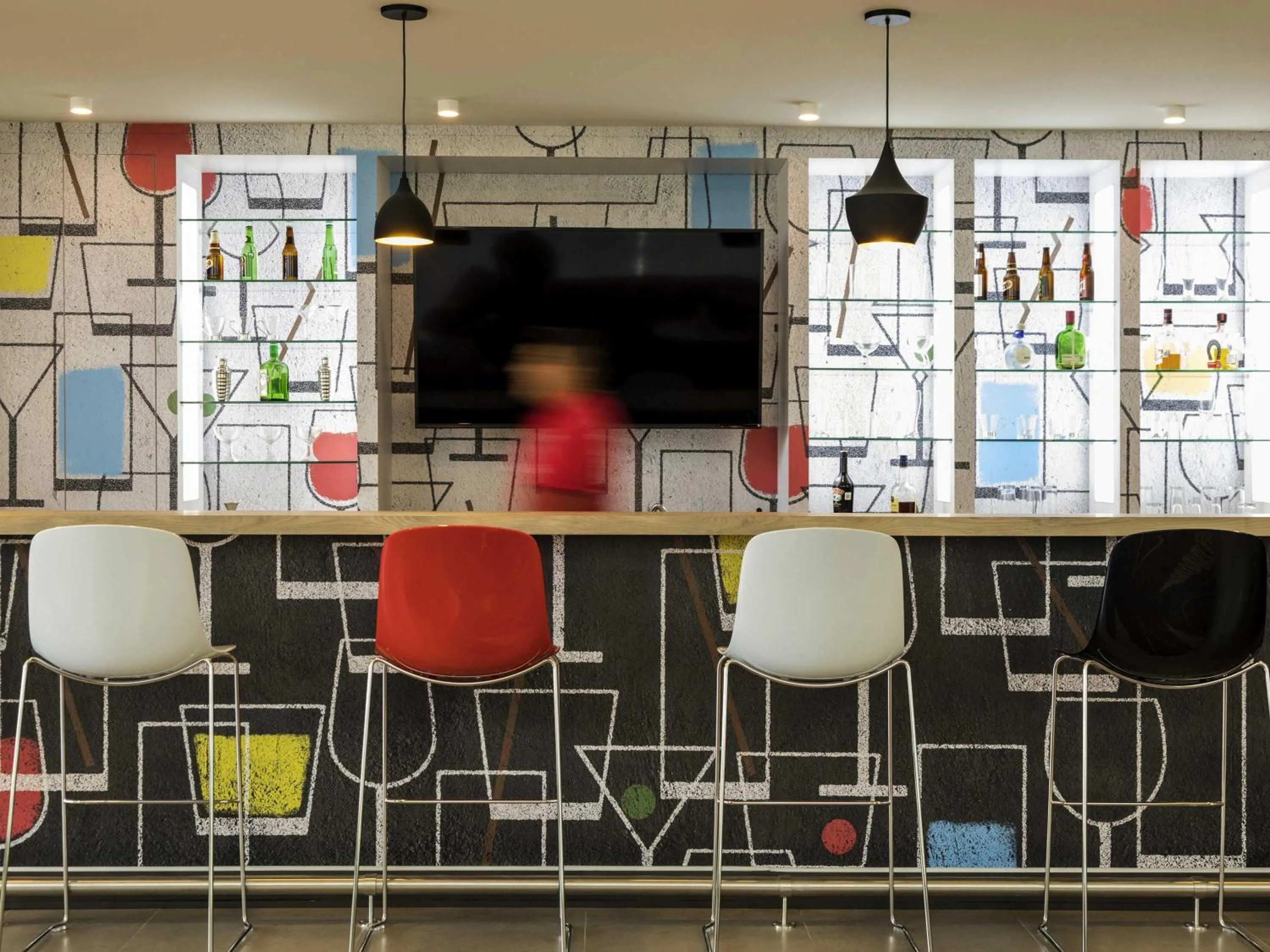 Lounge or bar in Ibis Mexico Tlalnepantla