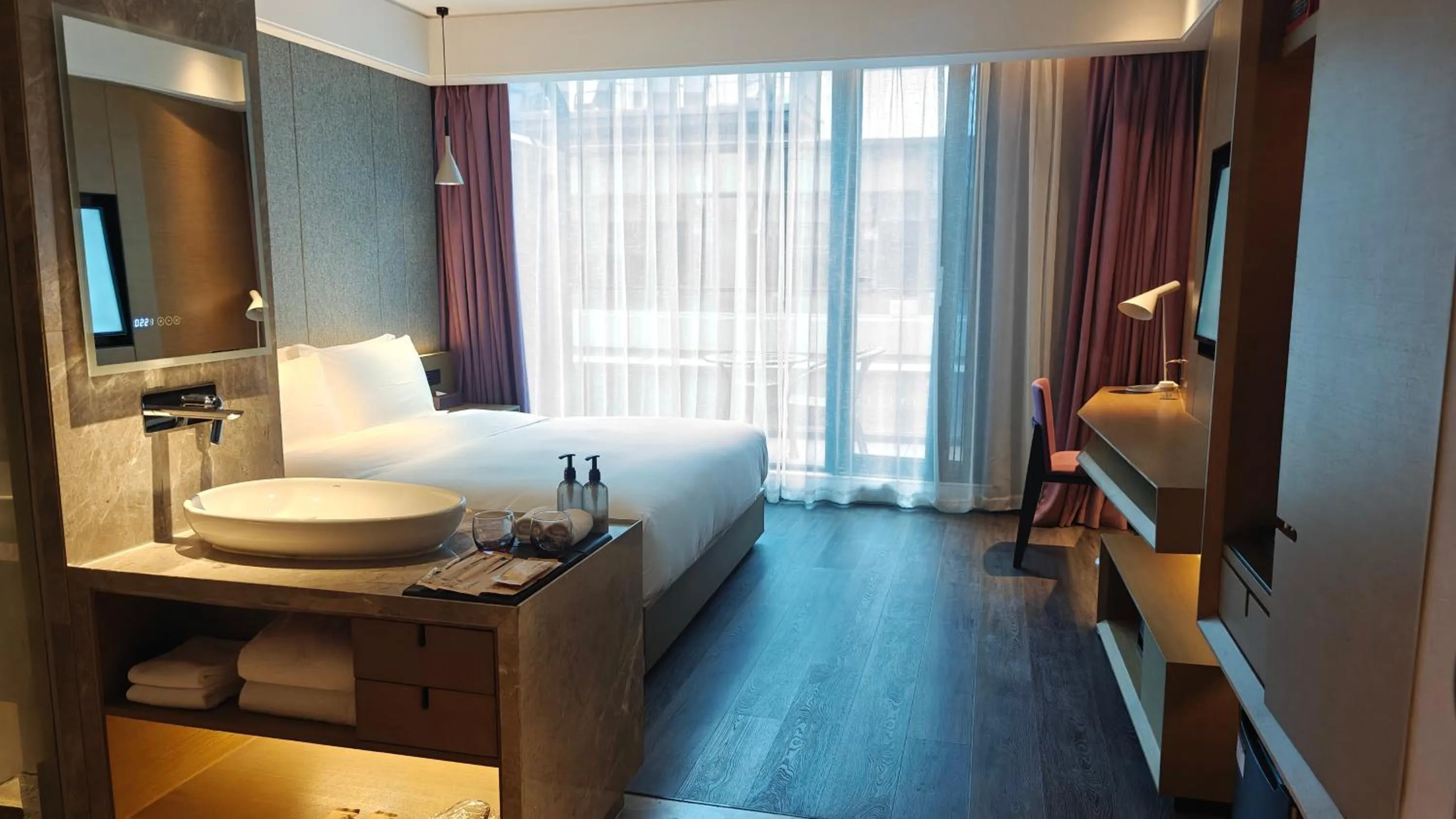 Bed in Mercure Suzhou Downtown