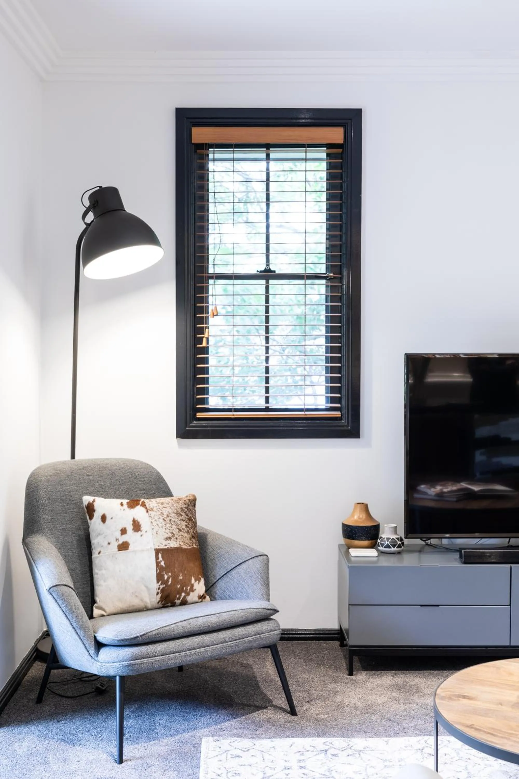 Living room in Camden Apartment