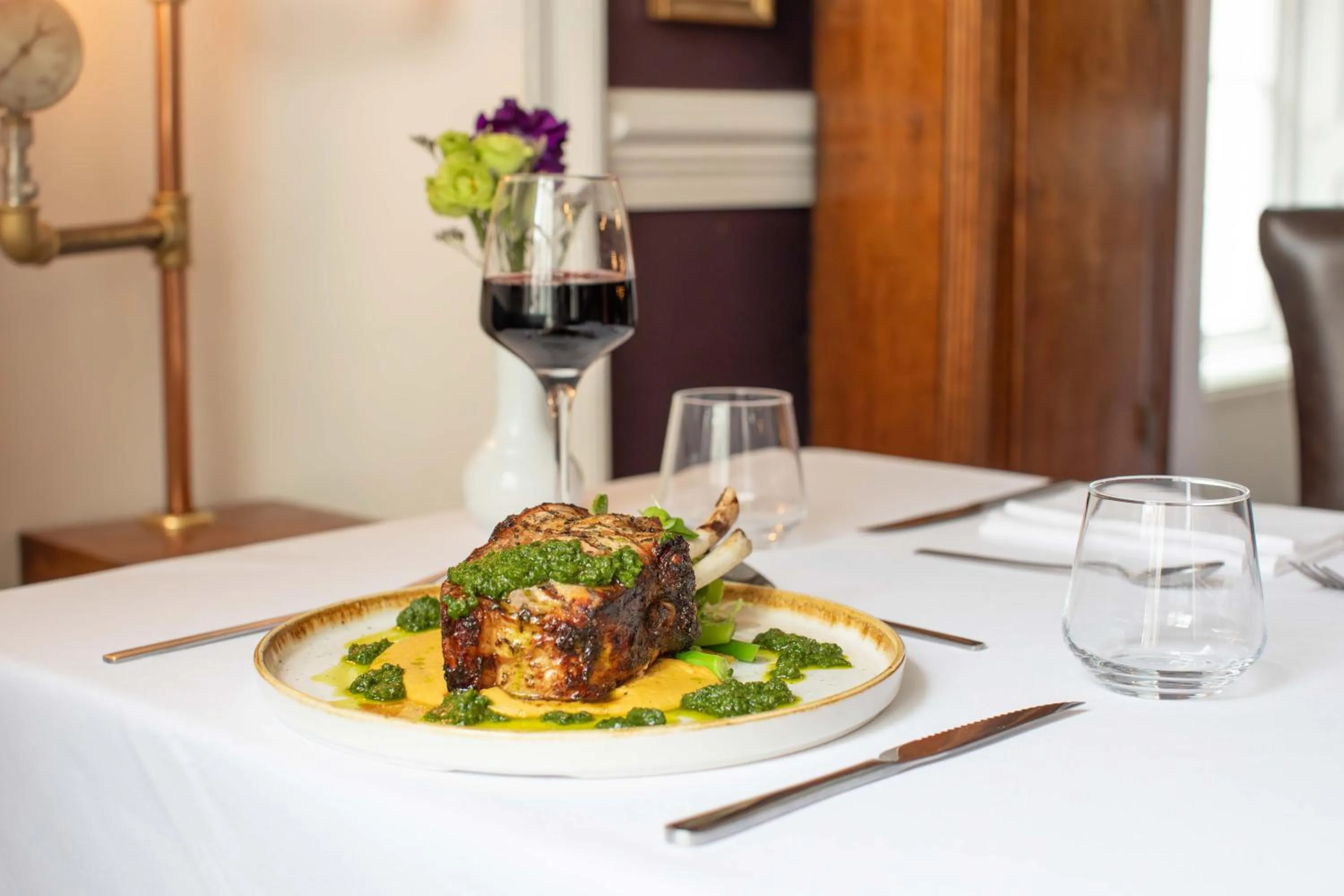 Food and drinks in Penventon Park Hotel