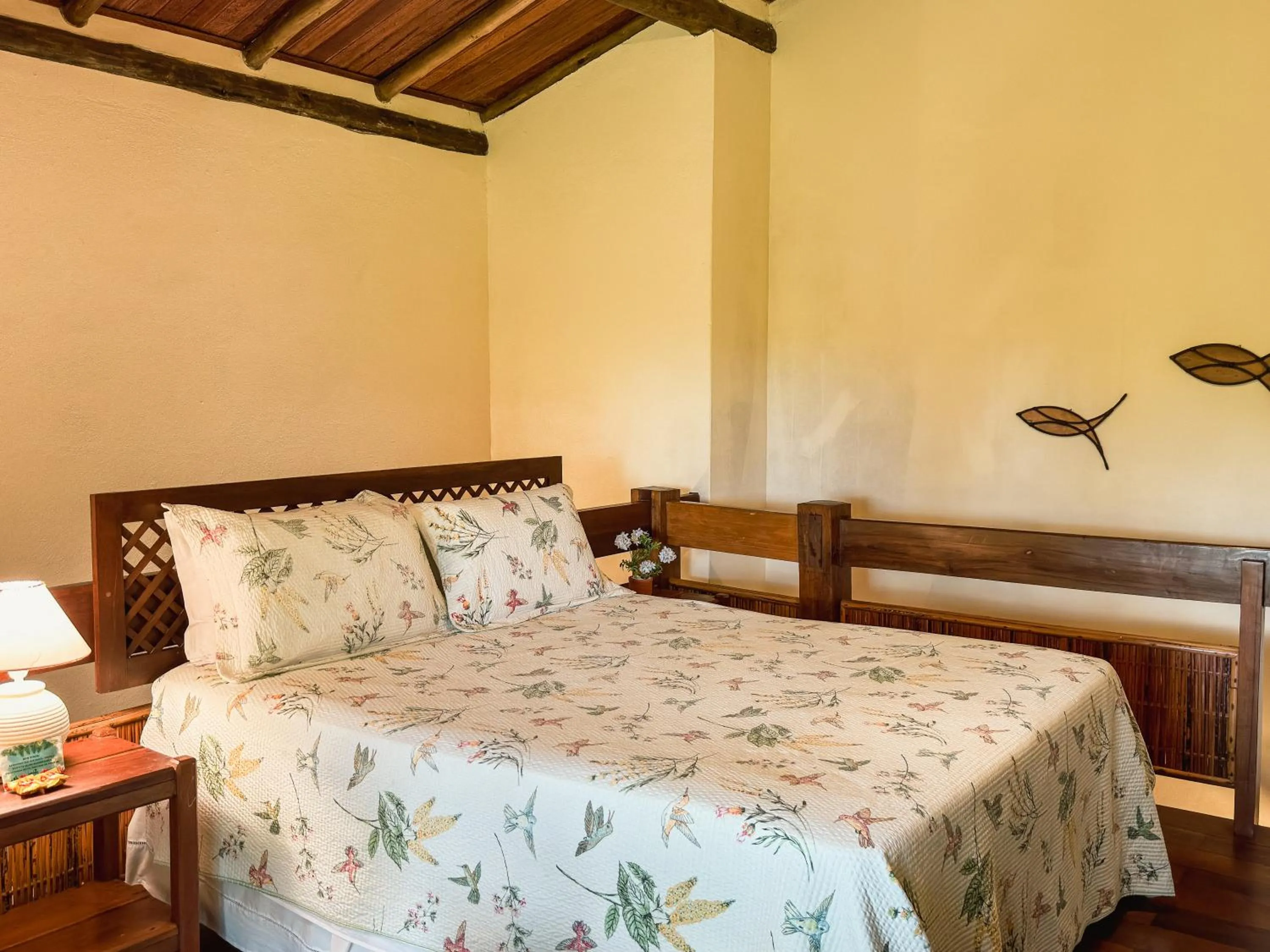 Bed in Pousada Barrabella