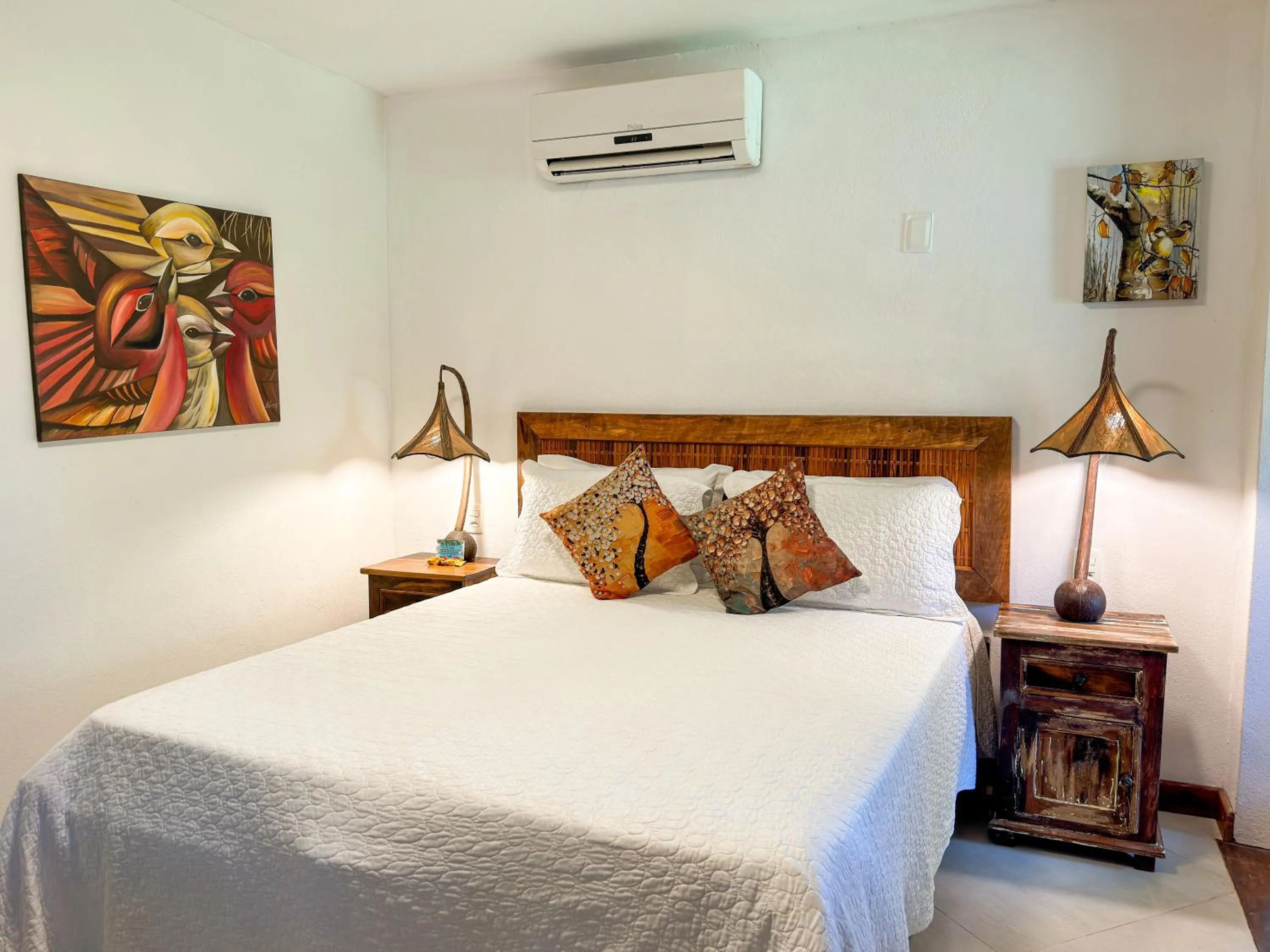 Bed in Pousada Barrabella