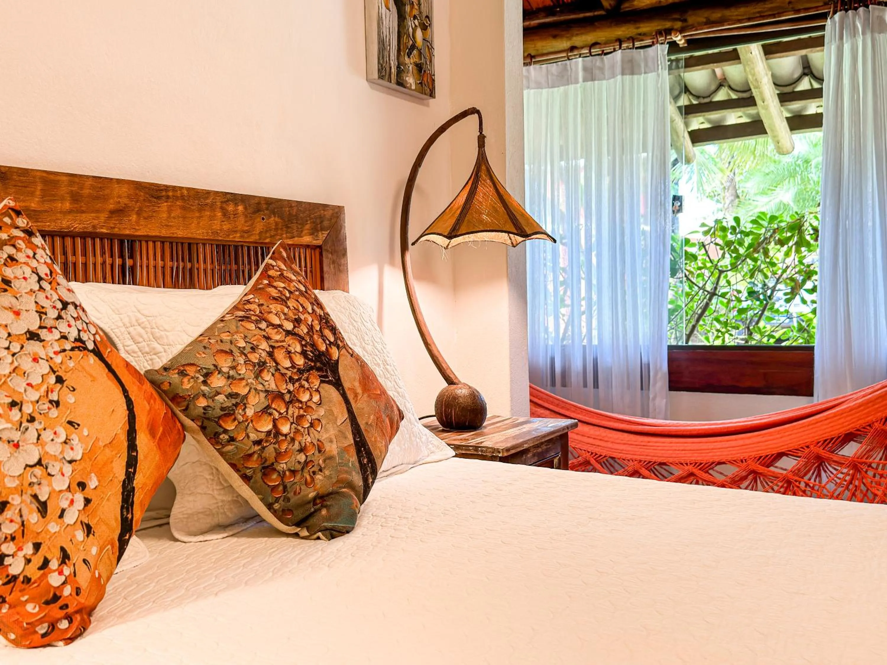 Bed in Pousada Barrabella