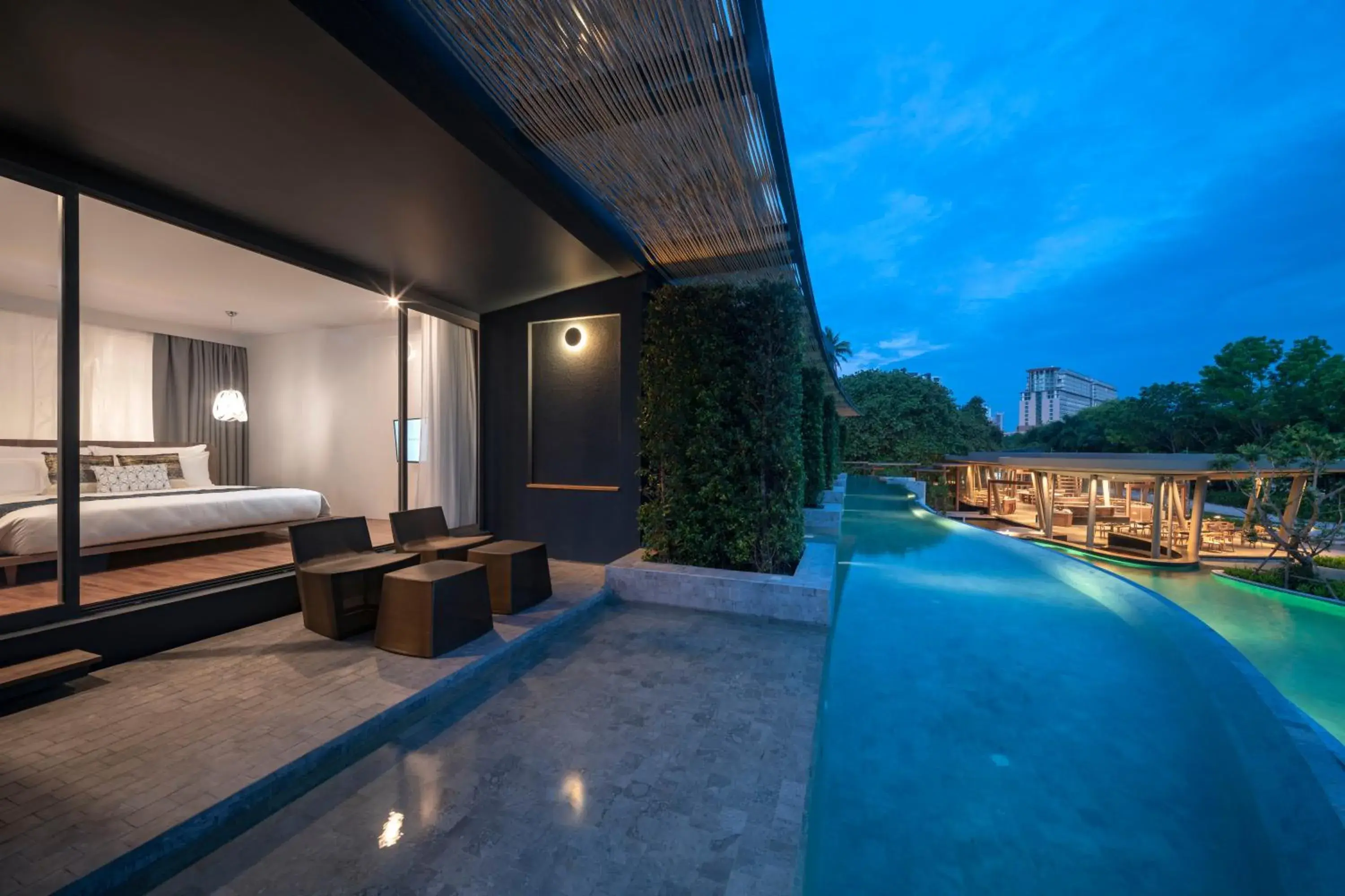 Balcony/Terrace, Swimming Pool in Navana Nature Escape - SHA Extra Plus