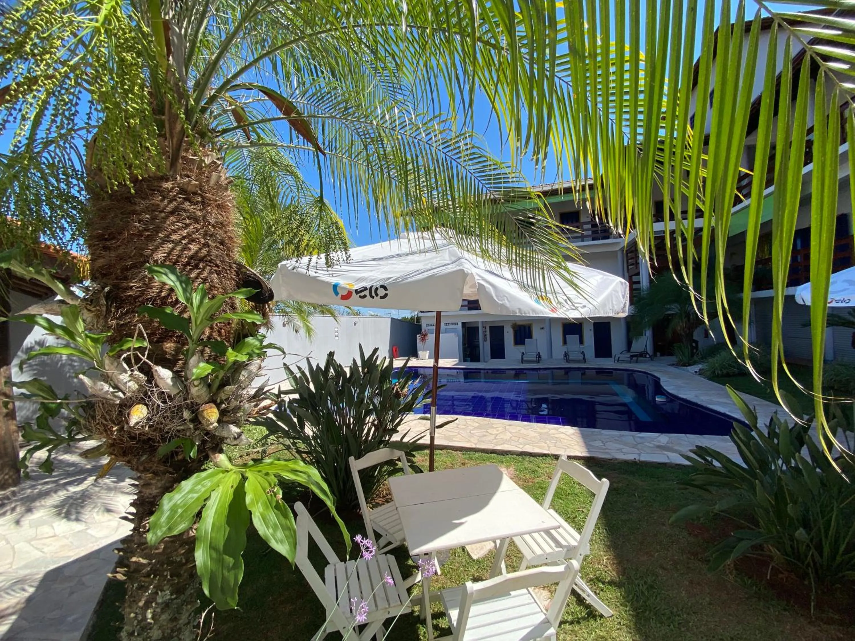 Garden in Pousada Dona Emilia