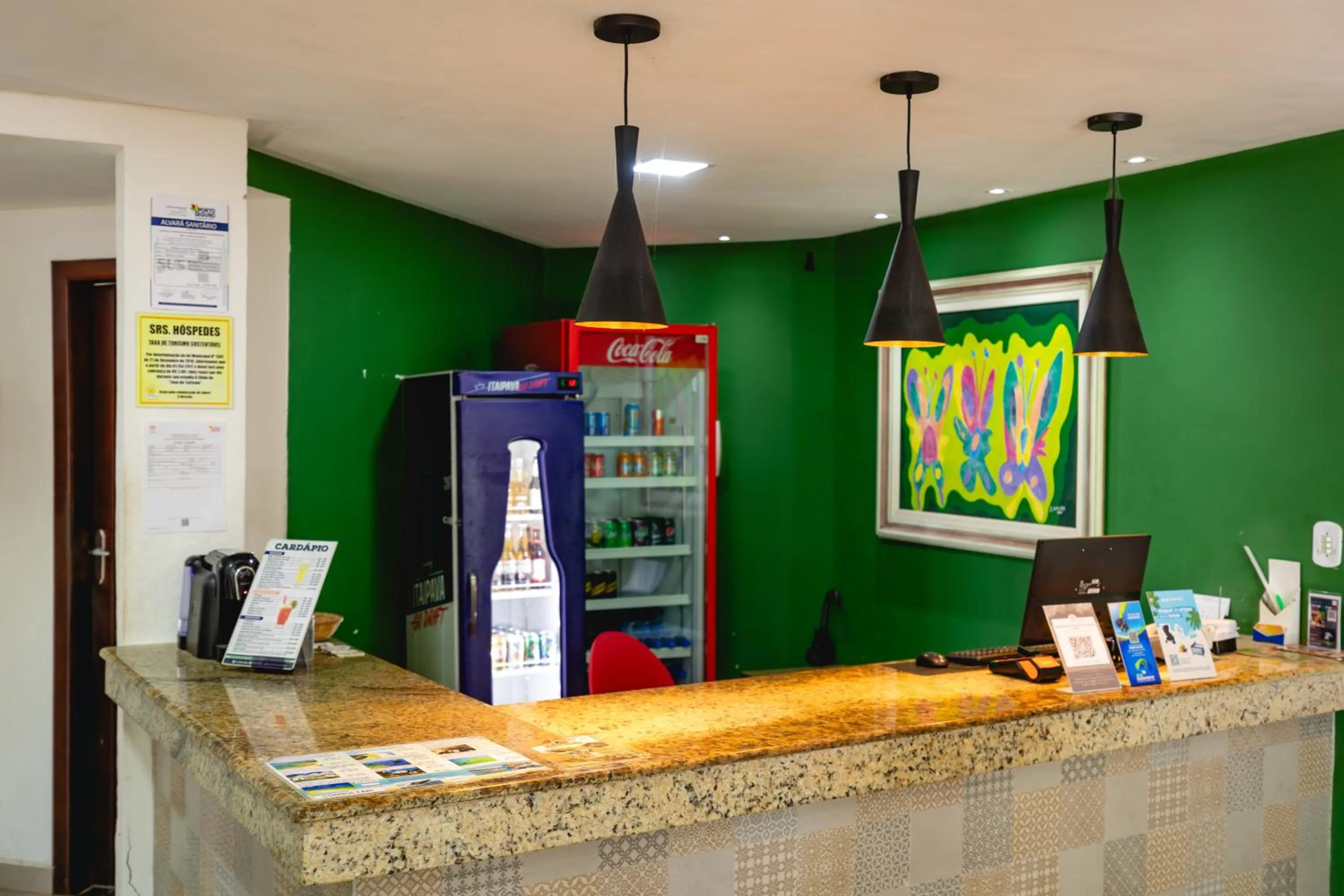 Lobby or reception in Arraial do Sol Beach Hotel