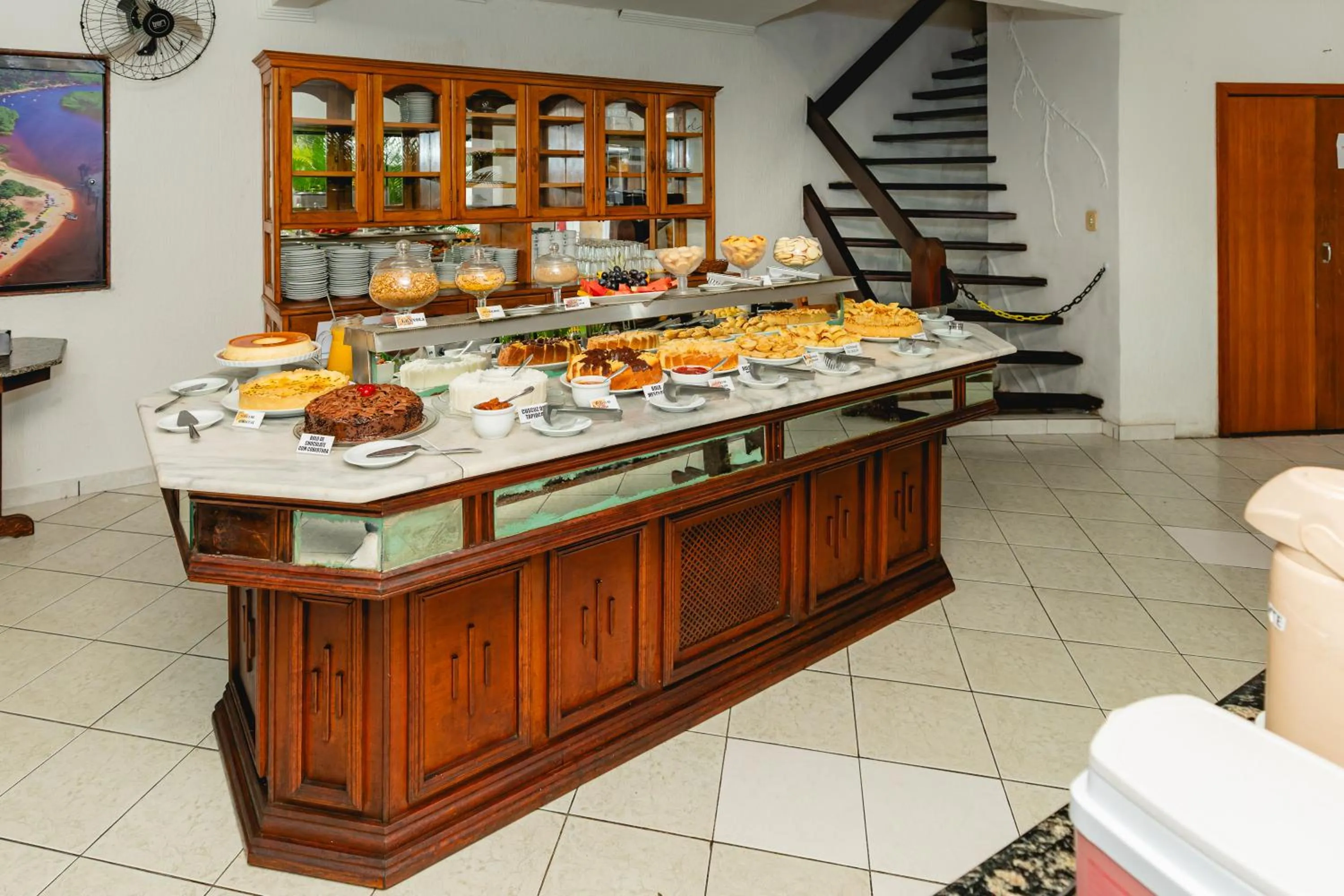 Buffet breakfast in Arraial do Sol Beach Hotel