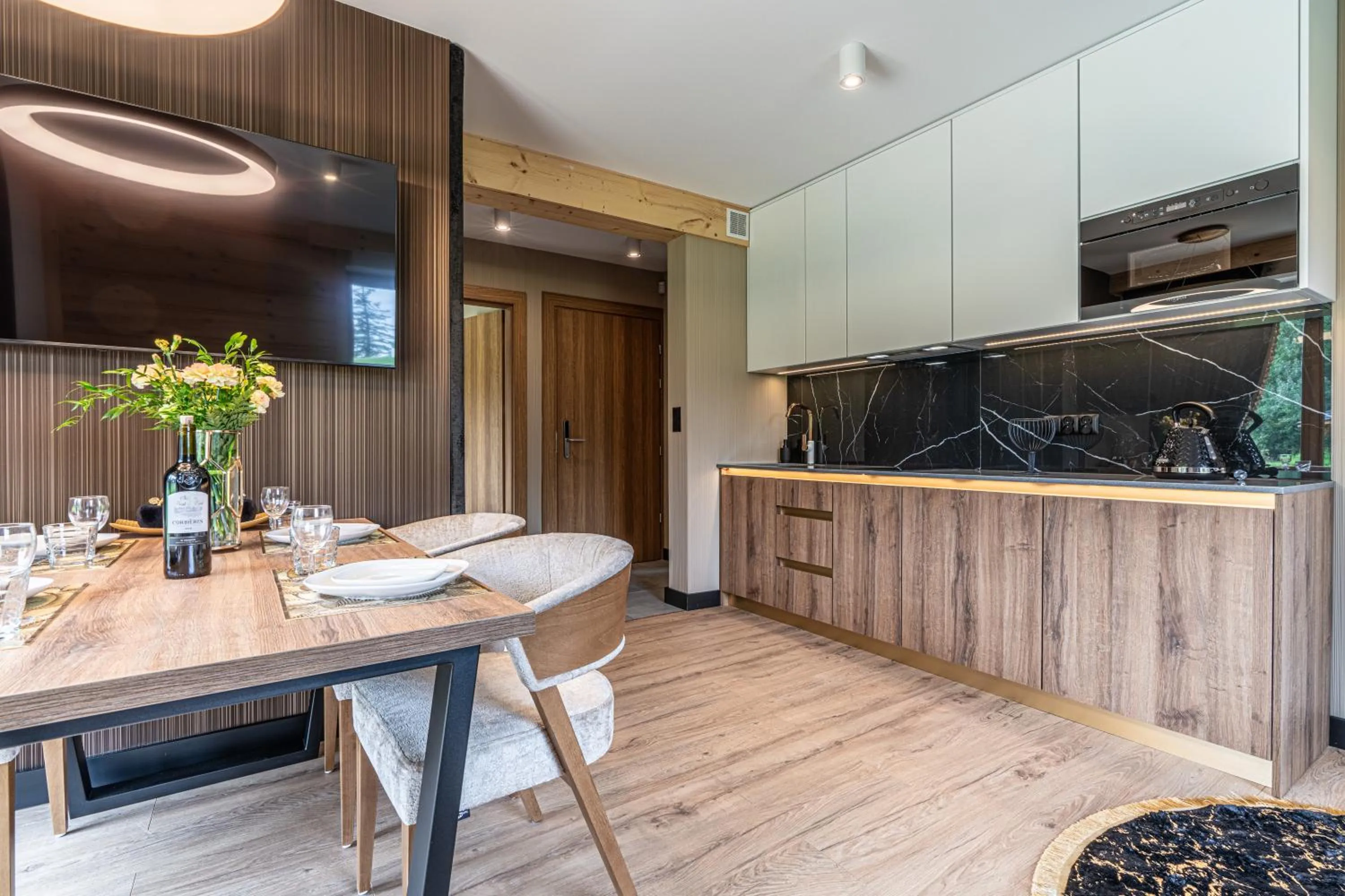 Kitchen or kitchenette in Góralska Rezydencja