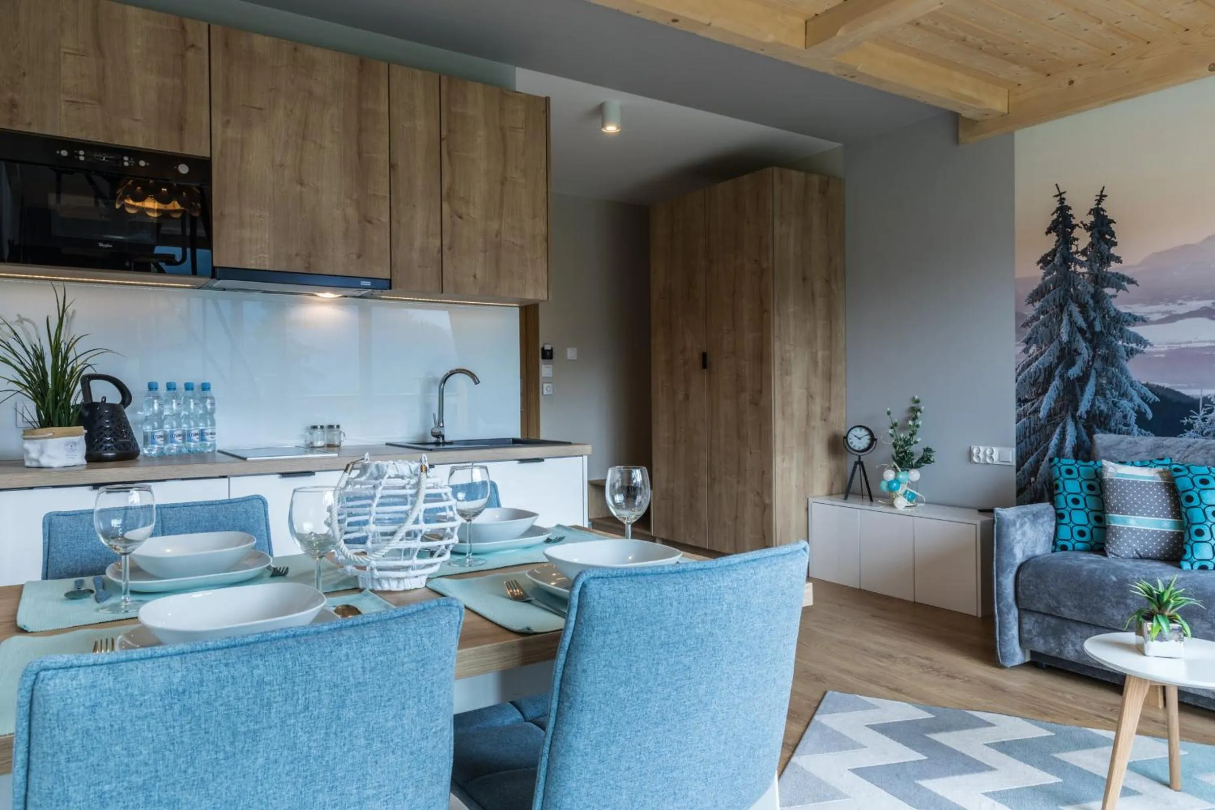 Kitchen or kitchenette in Góralska Rezydencja