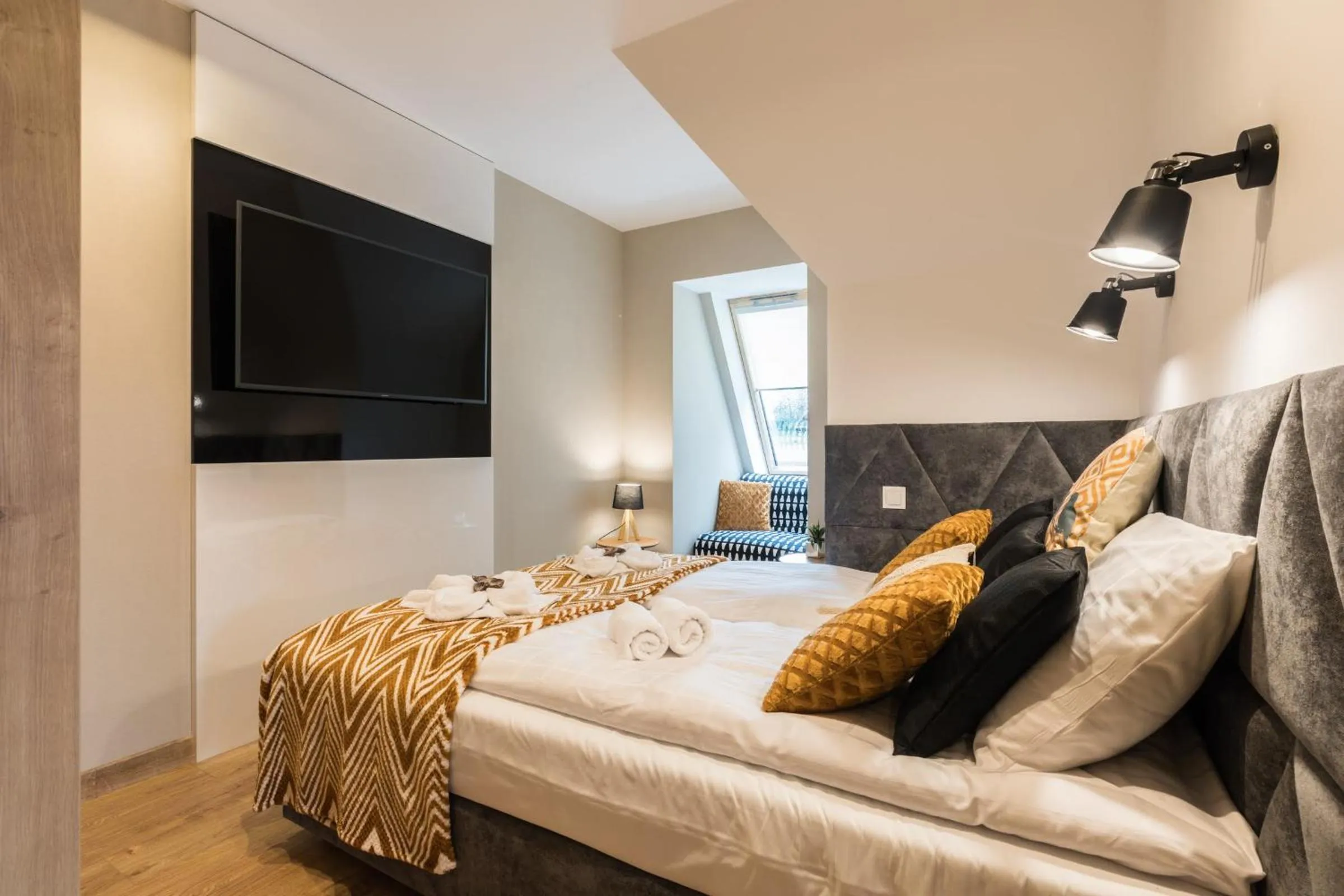 Bedroom, Bed in Góralska Rezydencja