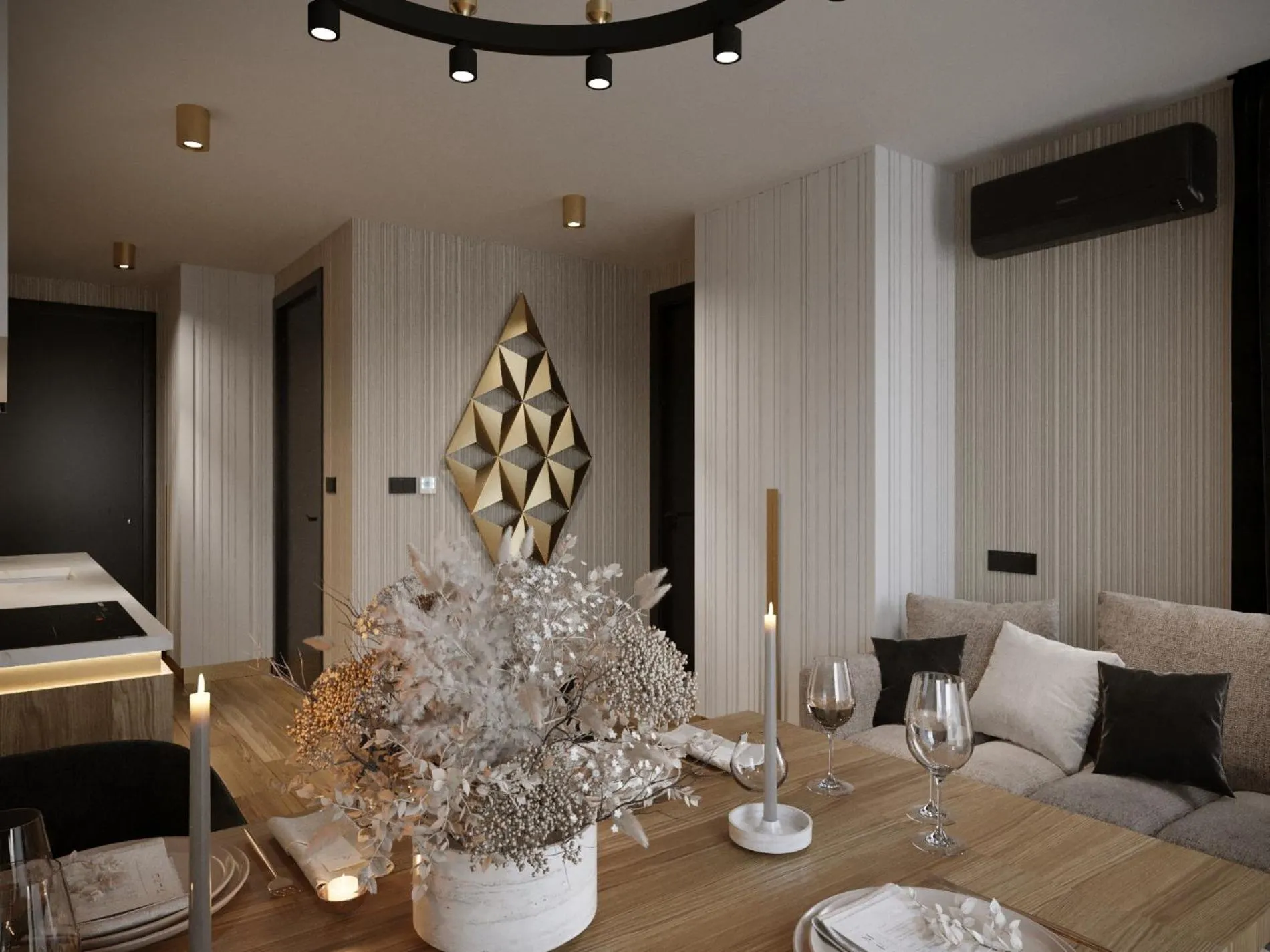 Living room in Góralska Rezydencja