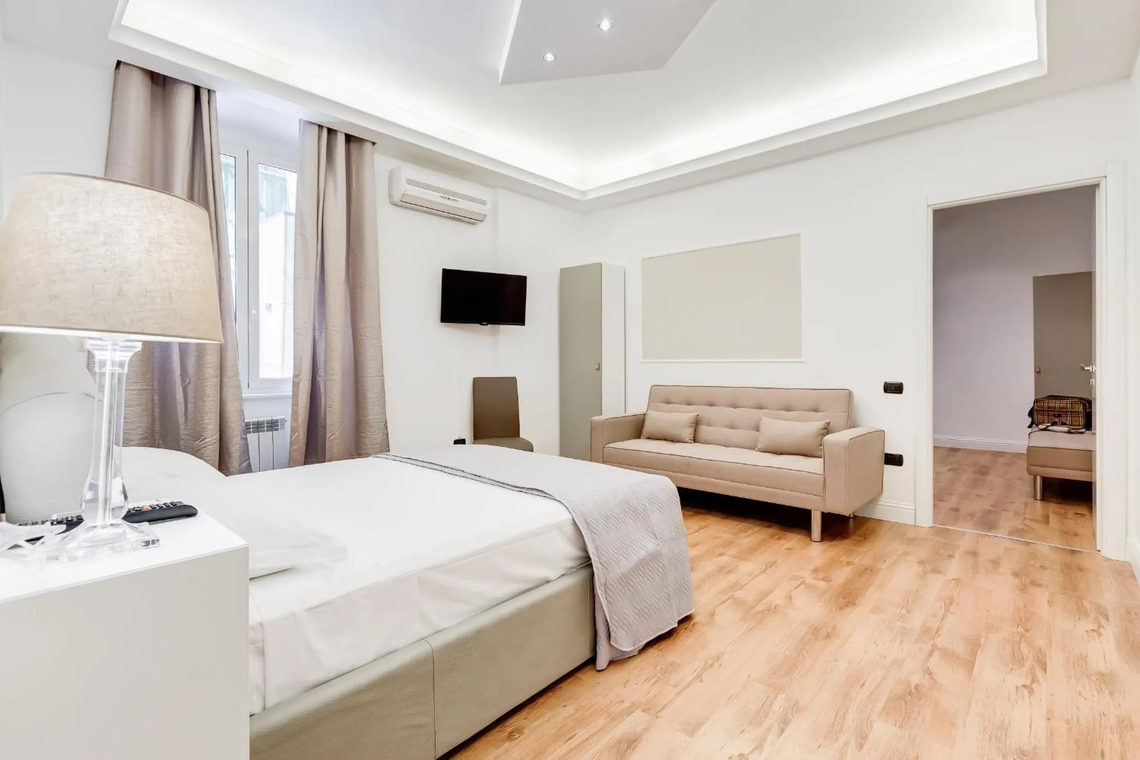 TV and multimedia, Bed in Vaticano Private Apartment