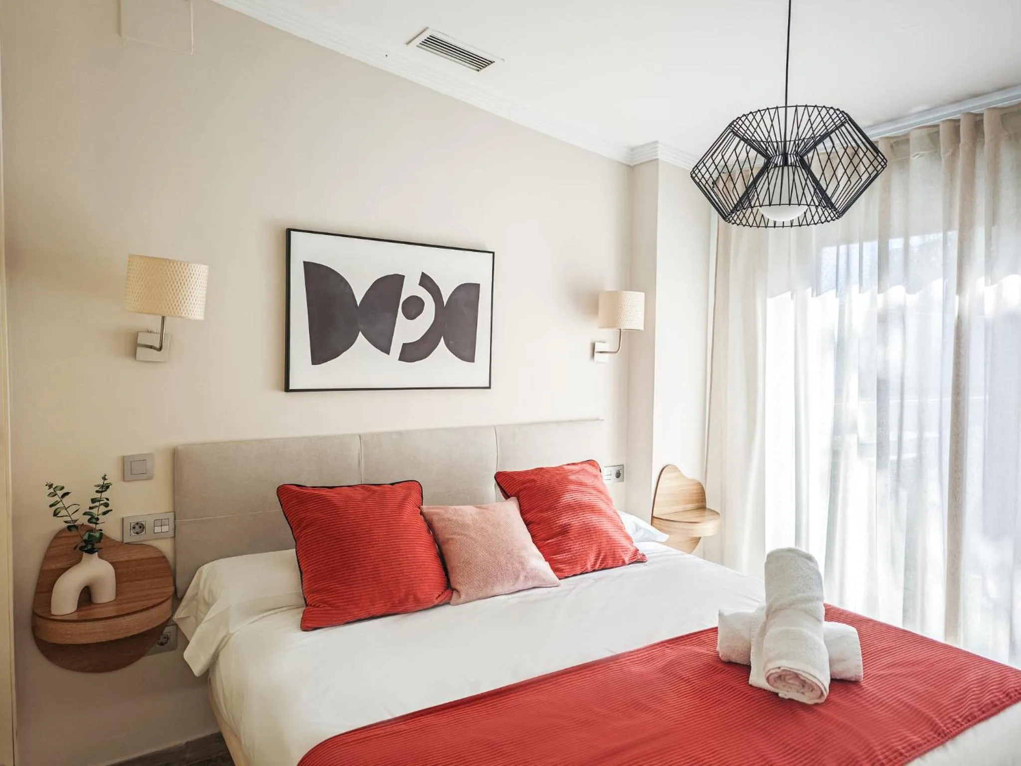 Bed in AZZ Sevilla Torre de la Plata Apartamentos