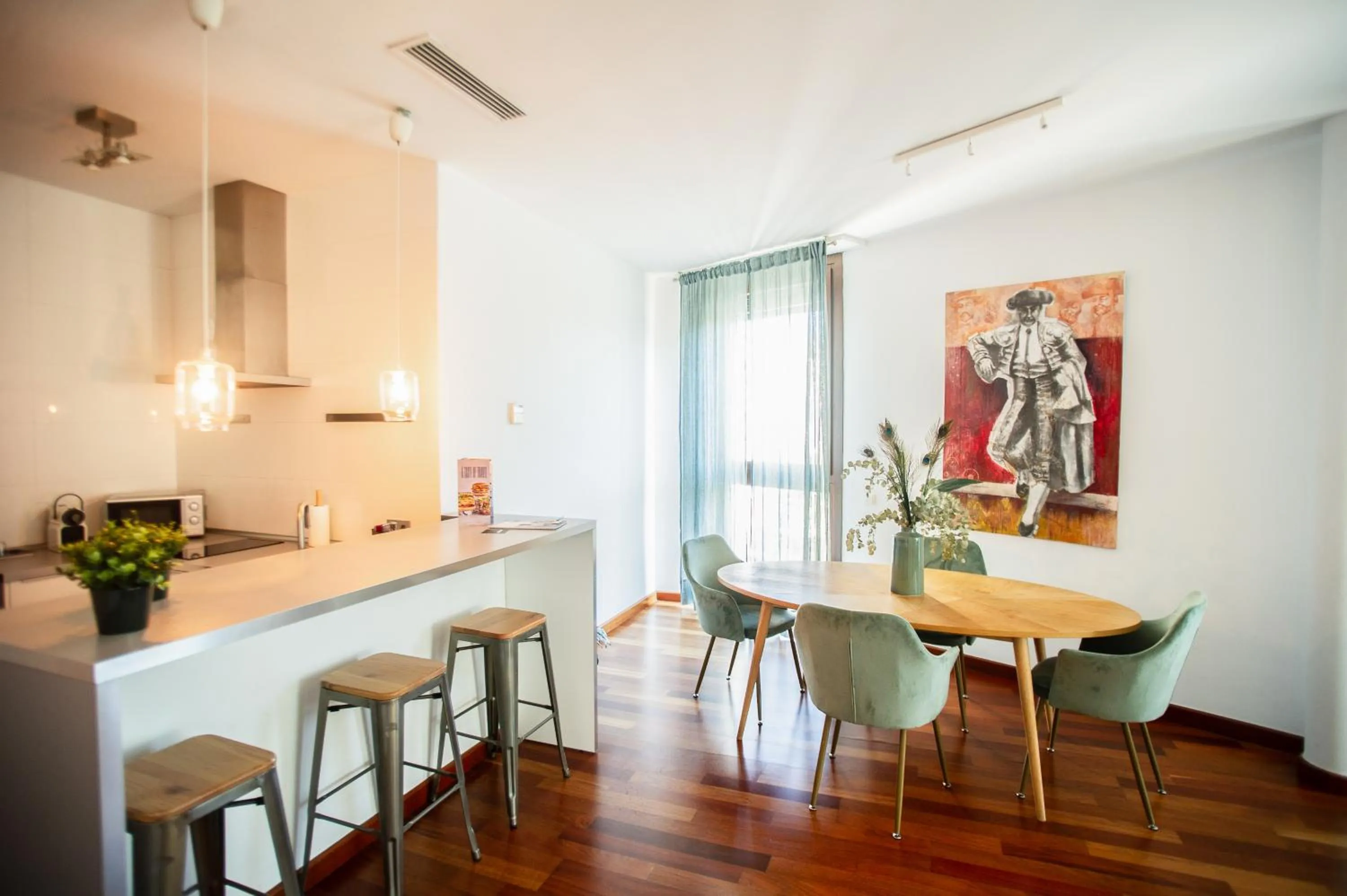 Living room in AZZ Sevilla Torre de la Plata Apartamentos