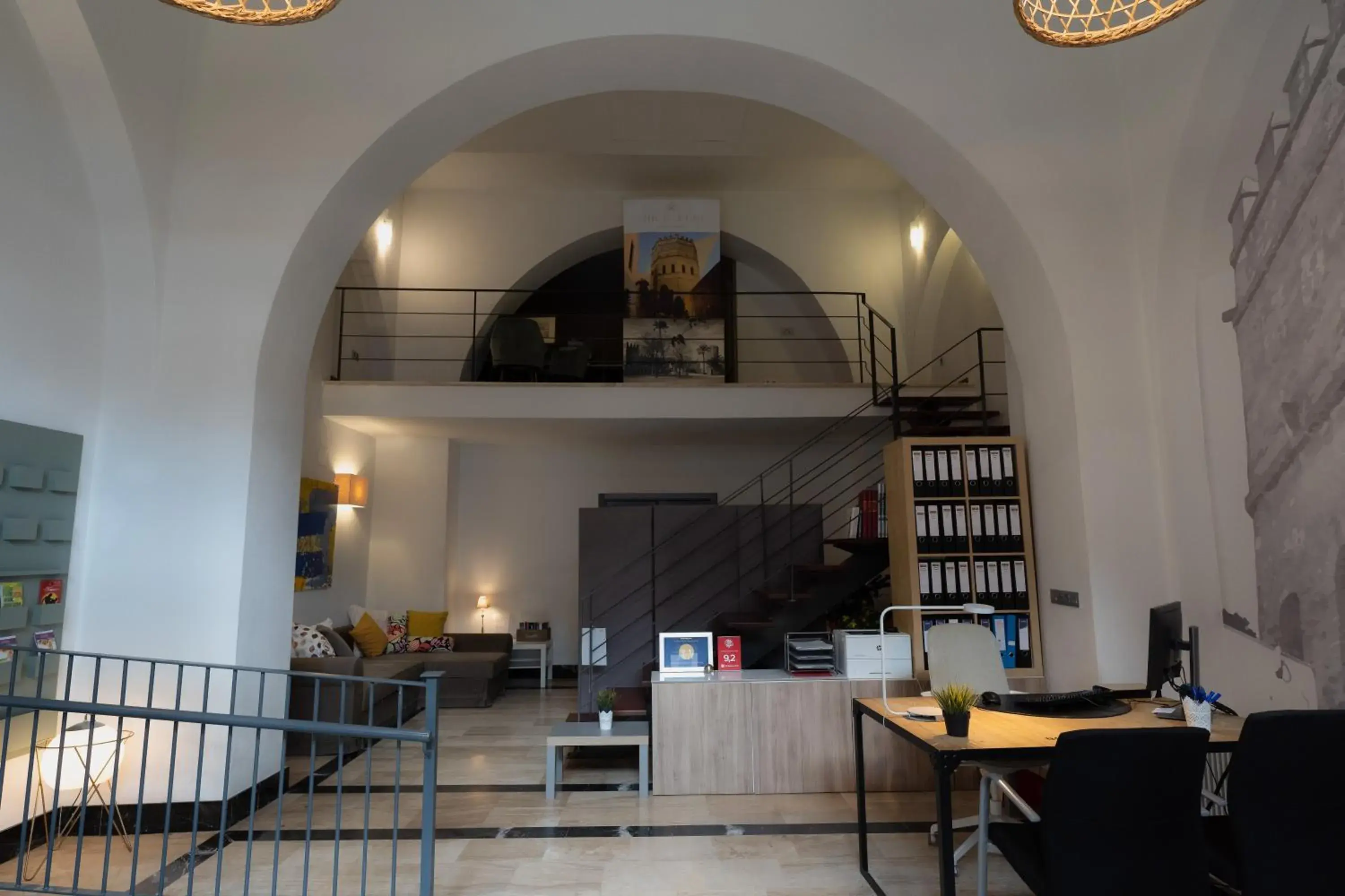 Lobby or reception in AZZ Sevilla Torre de la Plata Apartamentos Lobby or reception in AZZ Sevilla Torre de la Plata Apartamentos