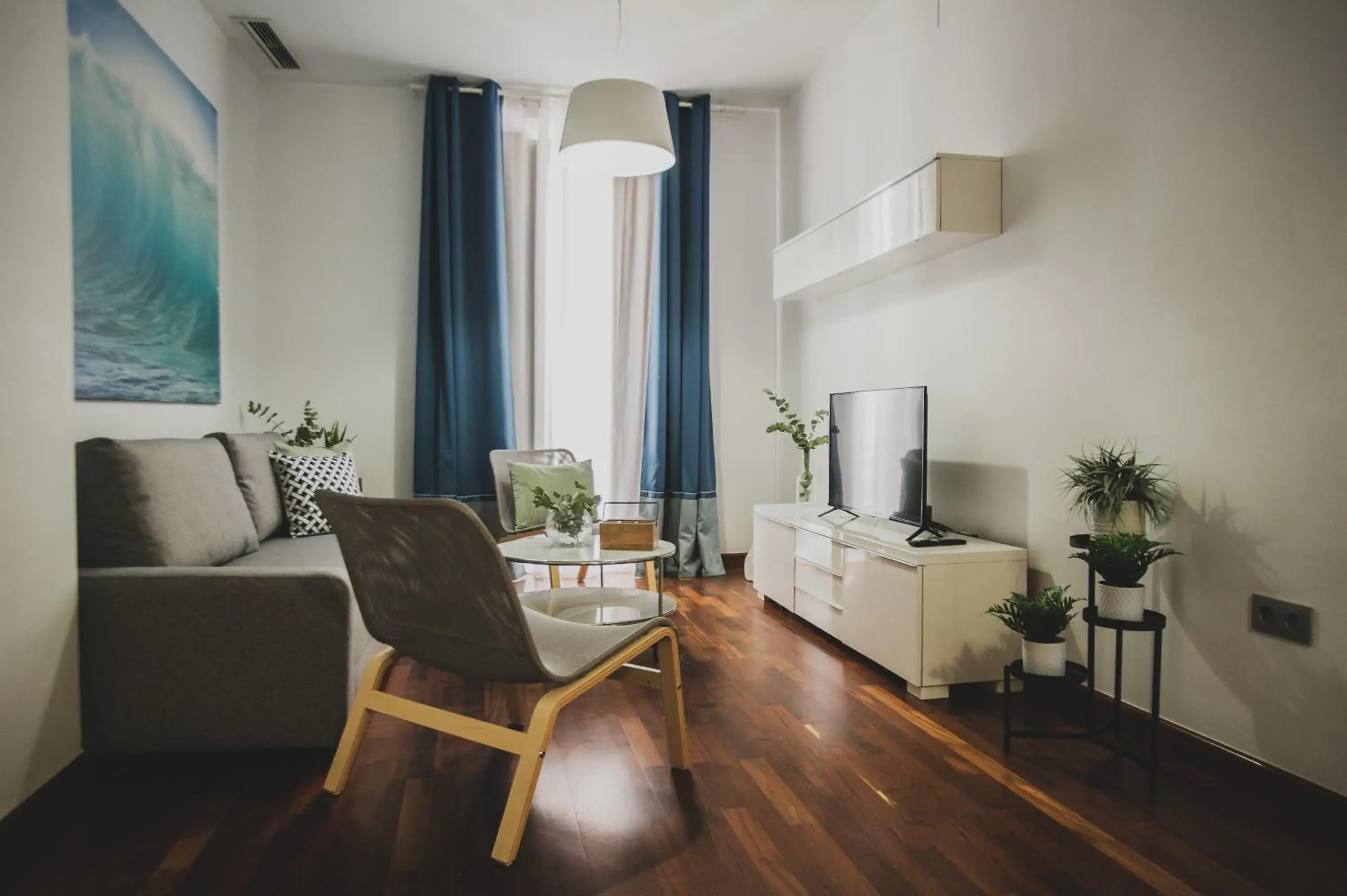 Living room in AZZ Sevilla Torre de la Plata Apartamentos Living room in AZZ Sevilla Torre de la Plata Apartamentos