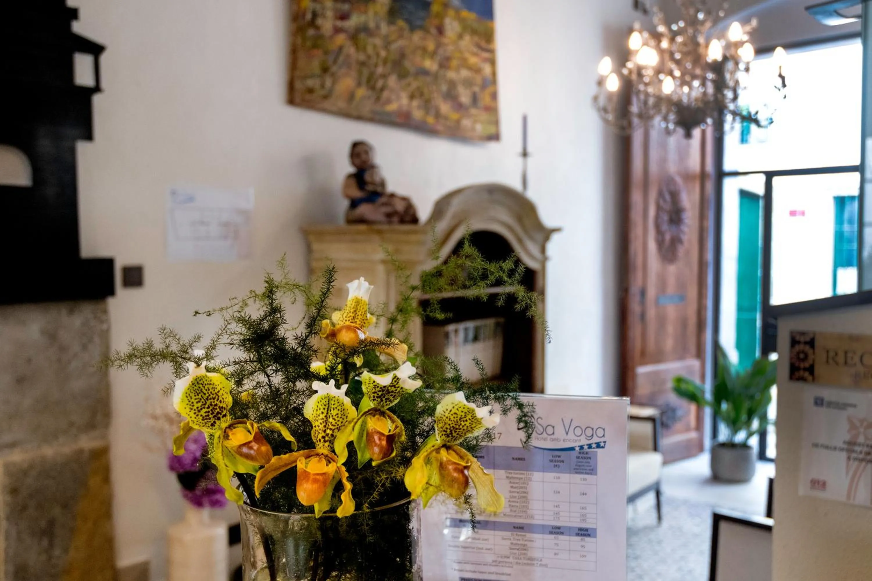 Decorative detail in Sa Voga Hotel & Spa