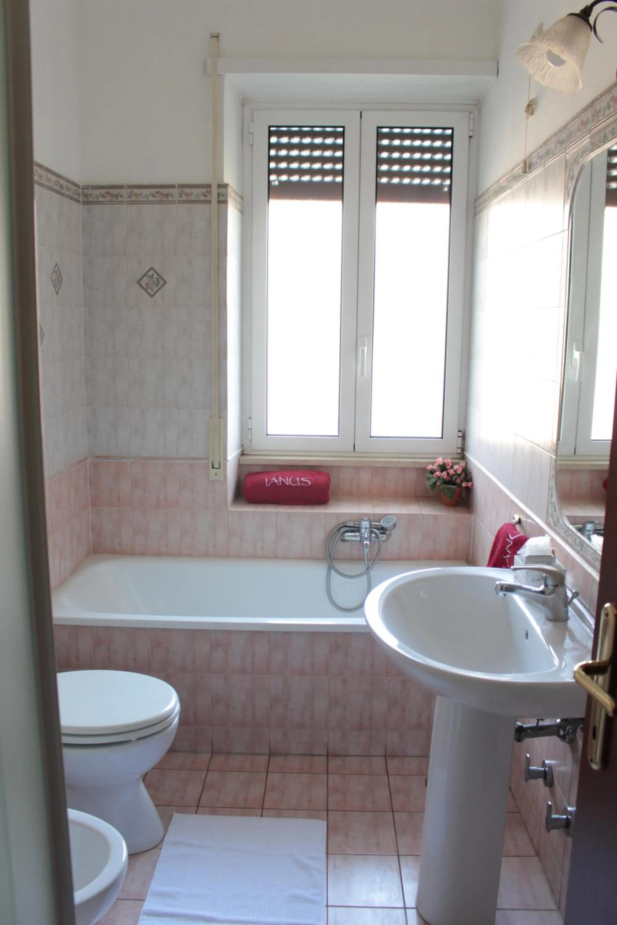 Shower in Ianus Guest House