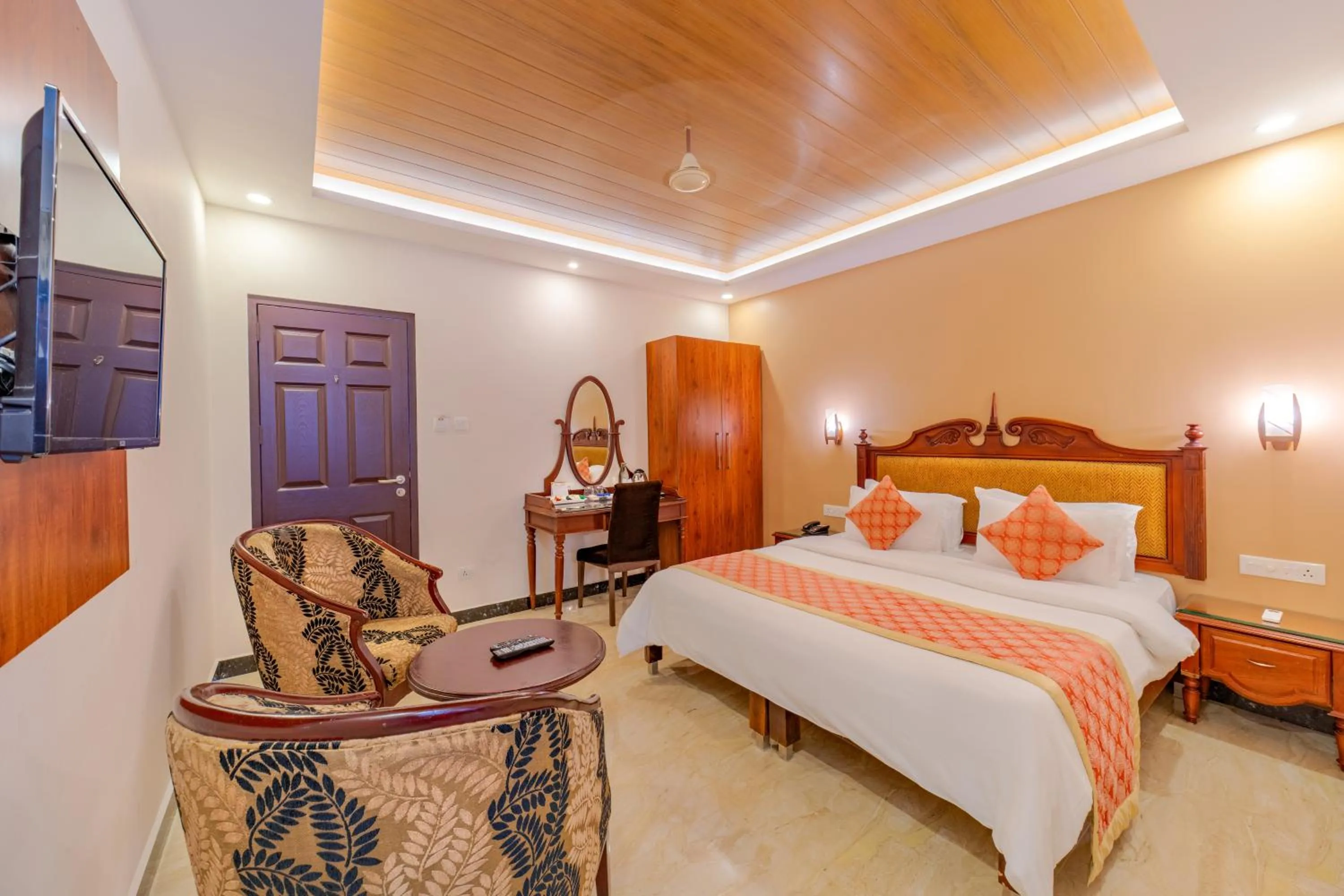 Bed in Seasons Thekkady