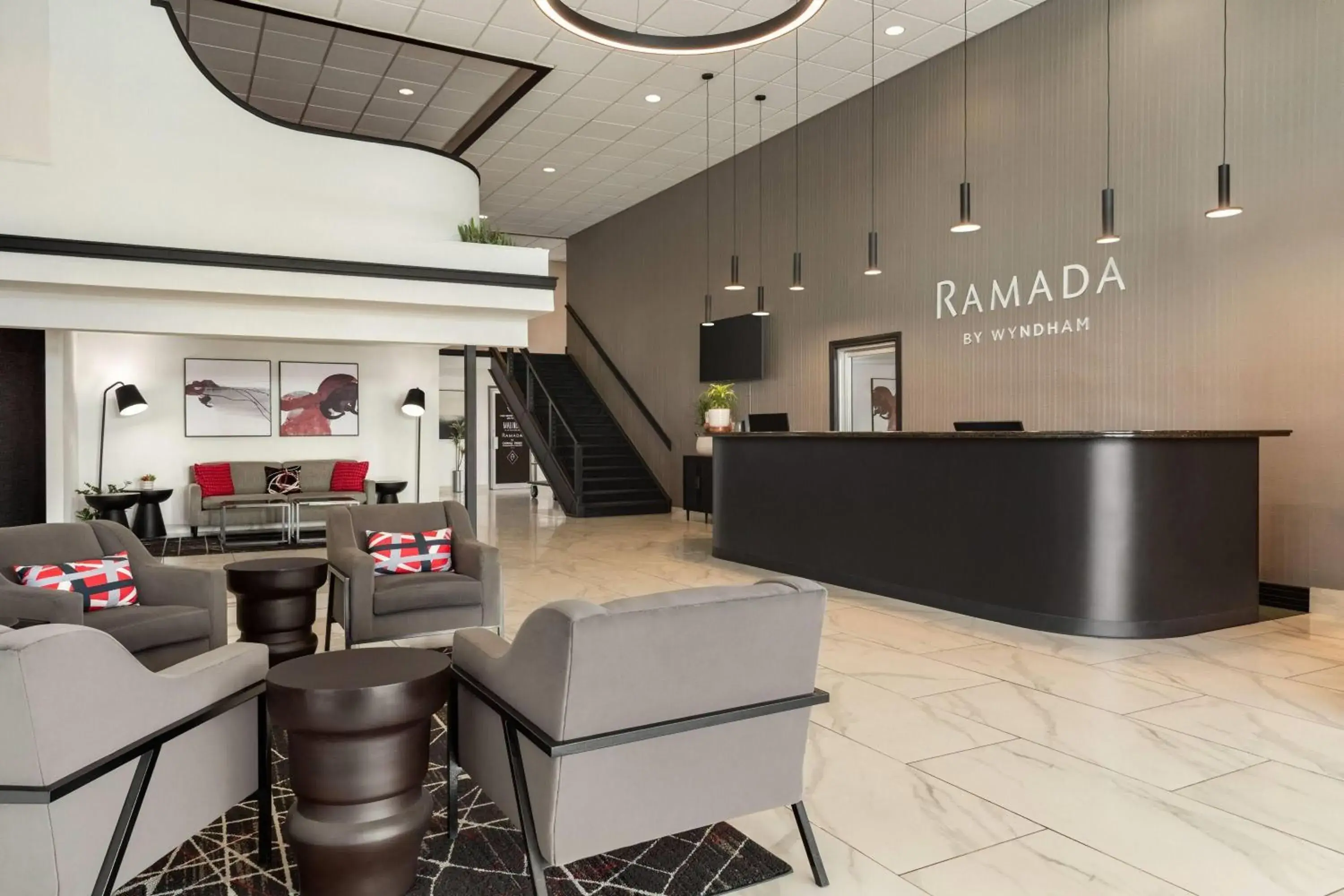 Lobby or reception in Ramada by Wyndham Del Rio Lobby or reception in Ramada by Wyndham Del Rio