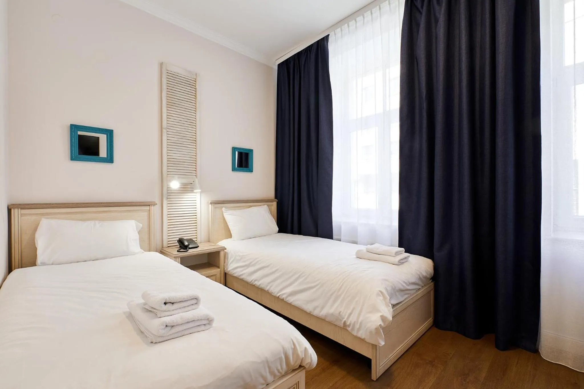 Bed in Stabu Sēta Residence